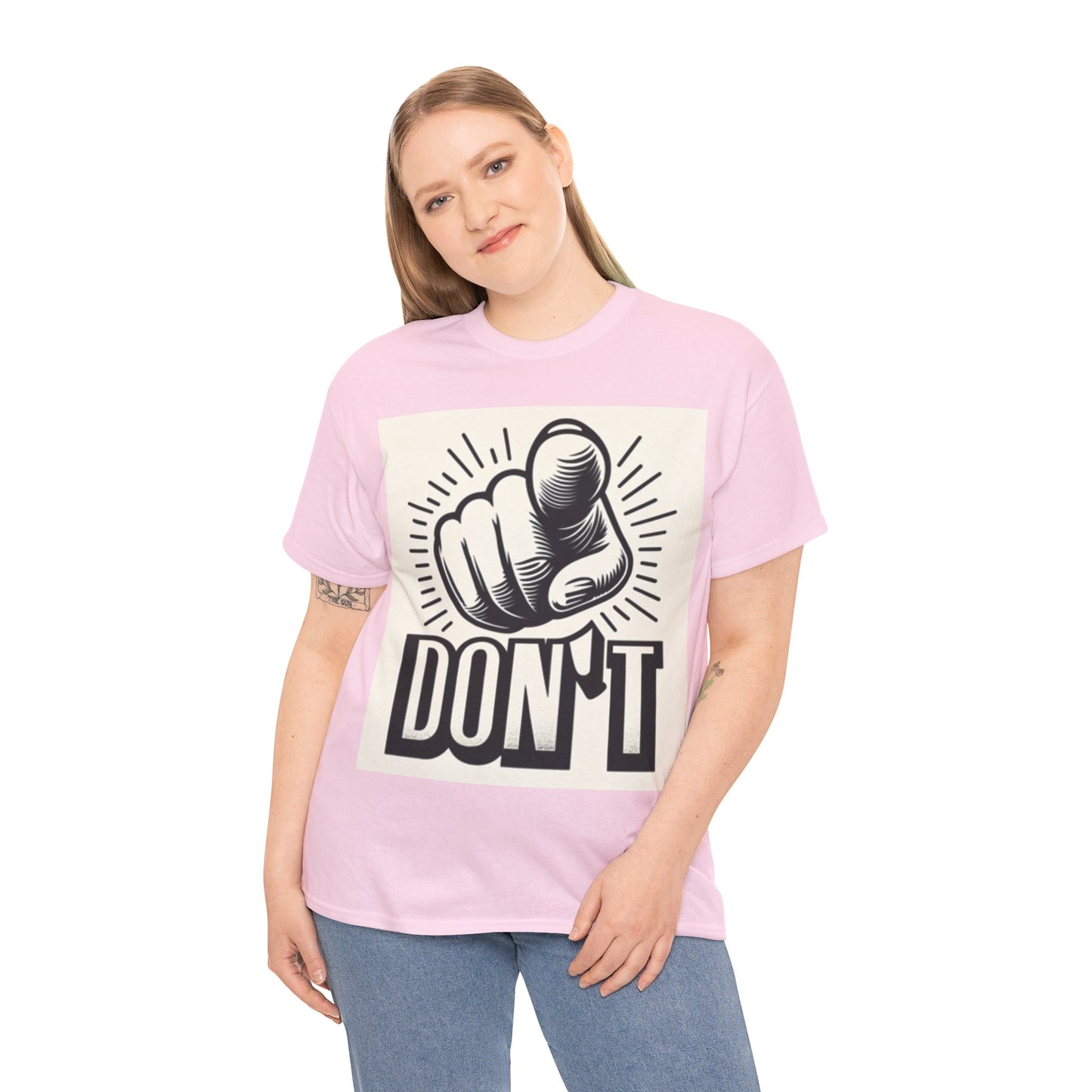 Don't Finger Unisex Heavy Cotton Tee