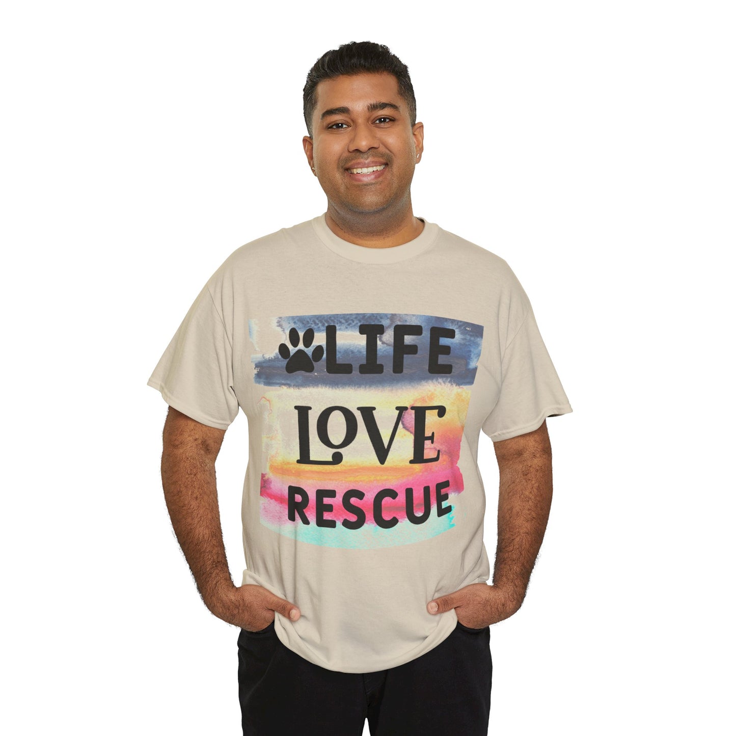 Life Love Rescue Unisex Heavy Cotton Tee