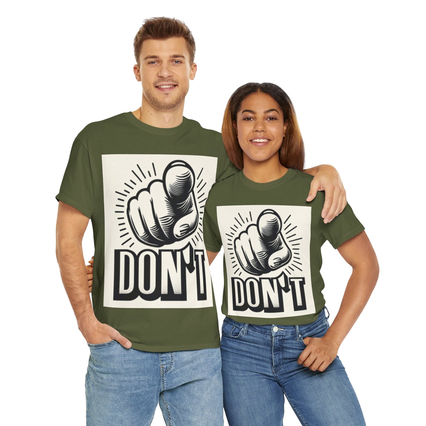 Don't Finger Unisex Heavy Cotton Tee