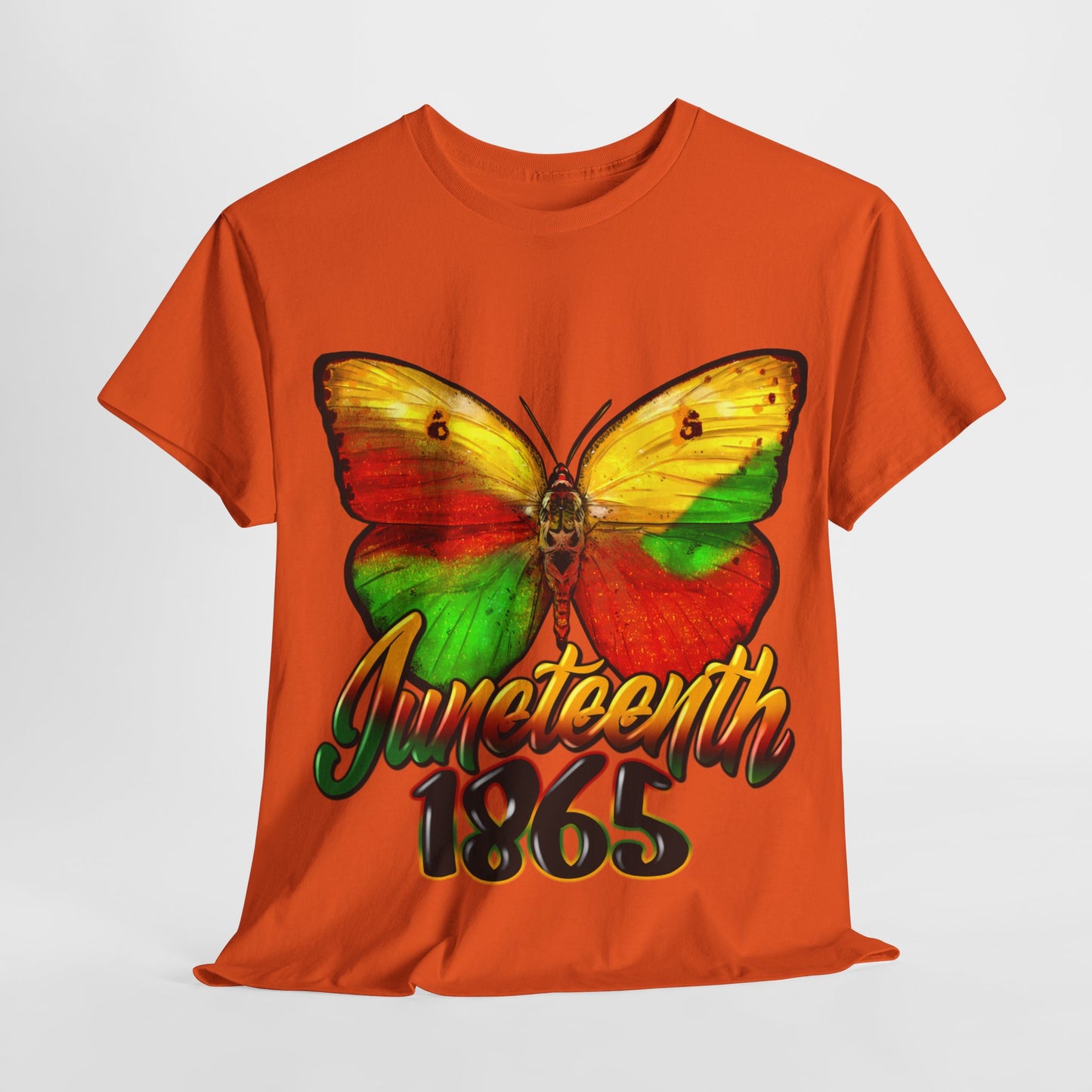 Juneteenth Butterfly Unisex Heavy Cotton Tee