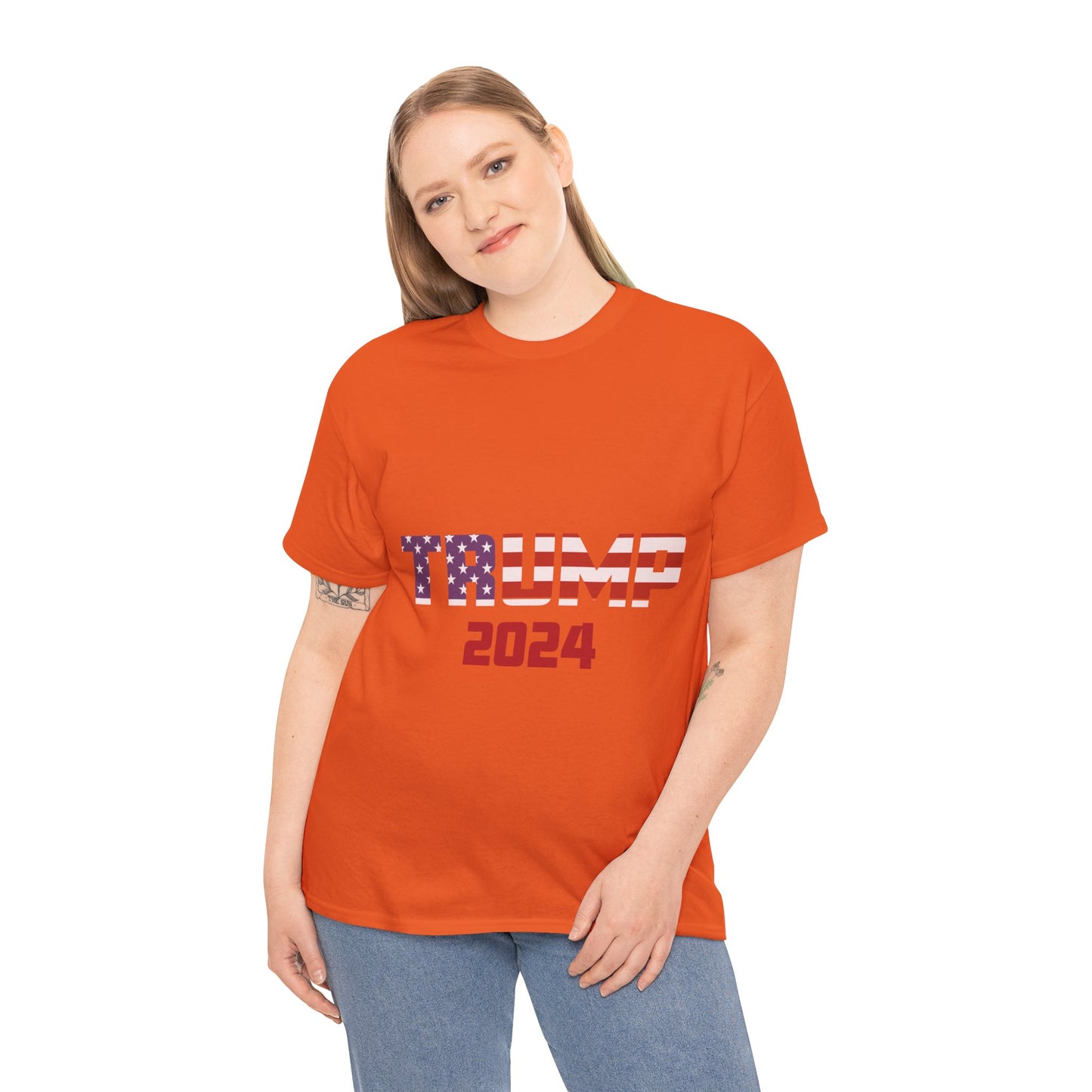 Trump 2024 B Unisex Heavy Cotton Tee