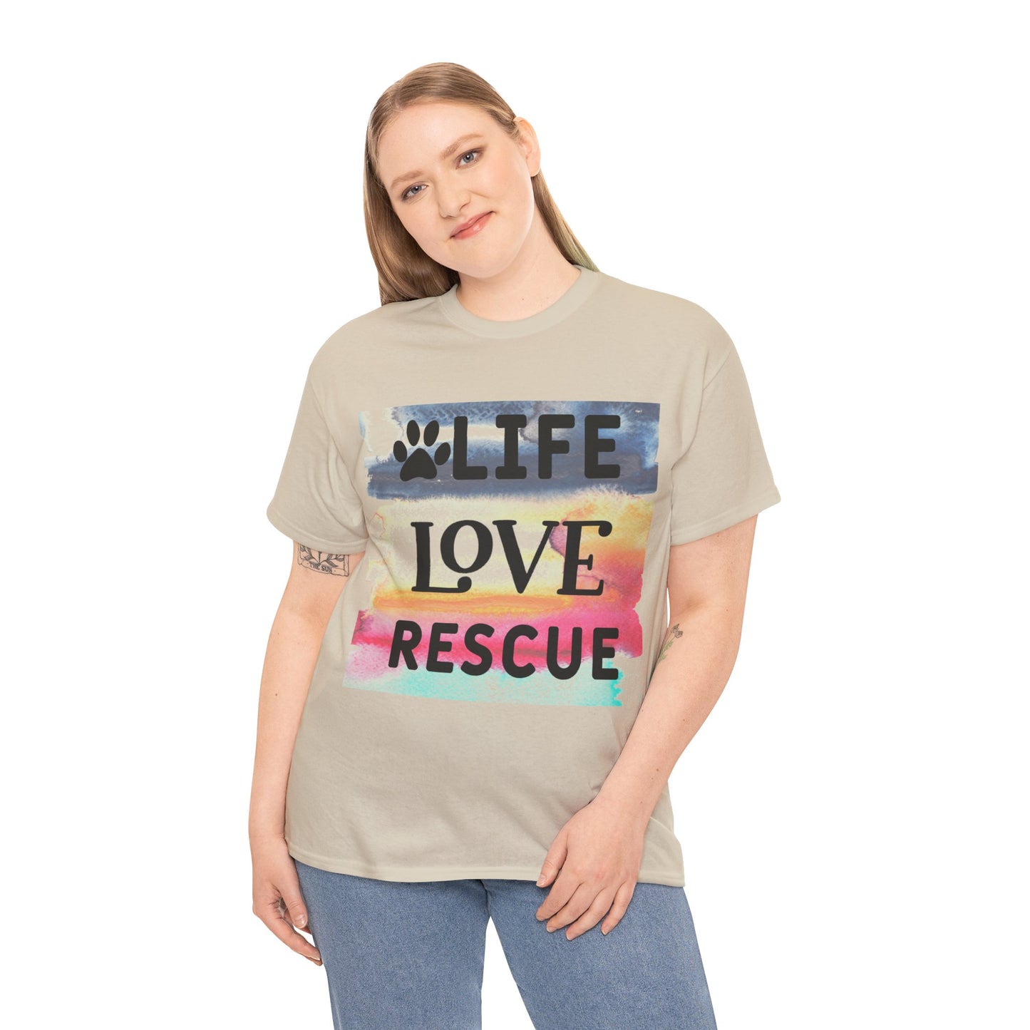 Life Love Rescue Unisex Heavy Cotton Tee