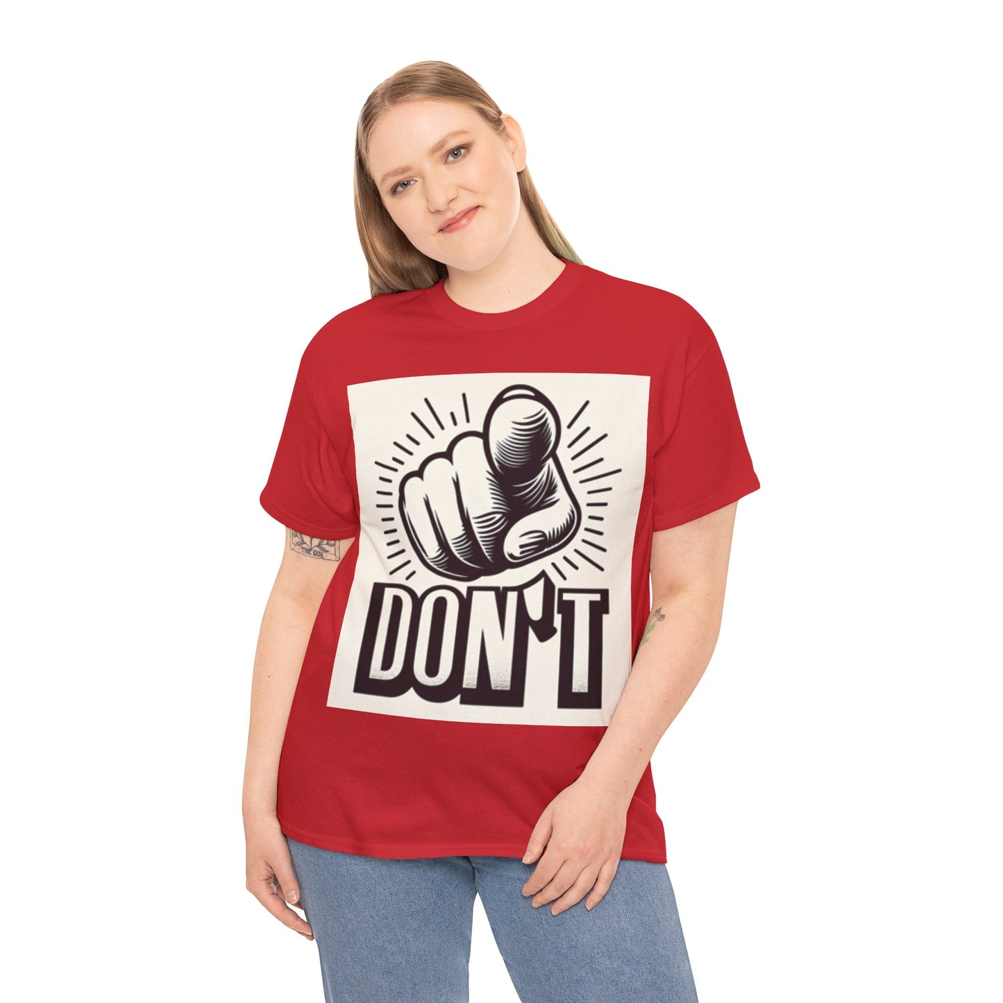 Don't Finger Unisex Heavy Cotton Tee