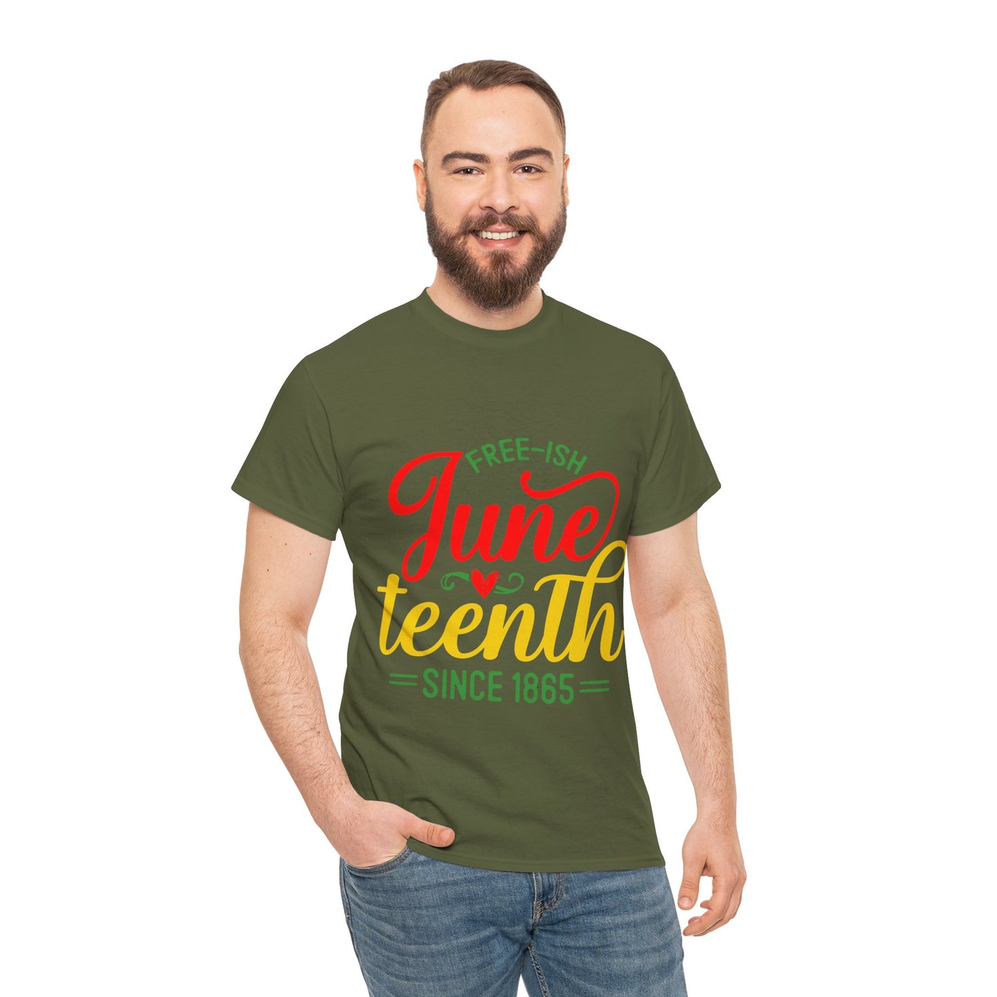 Juneteenth Free-ish Unisex Heavy Cotton Tee