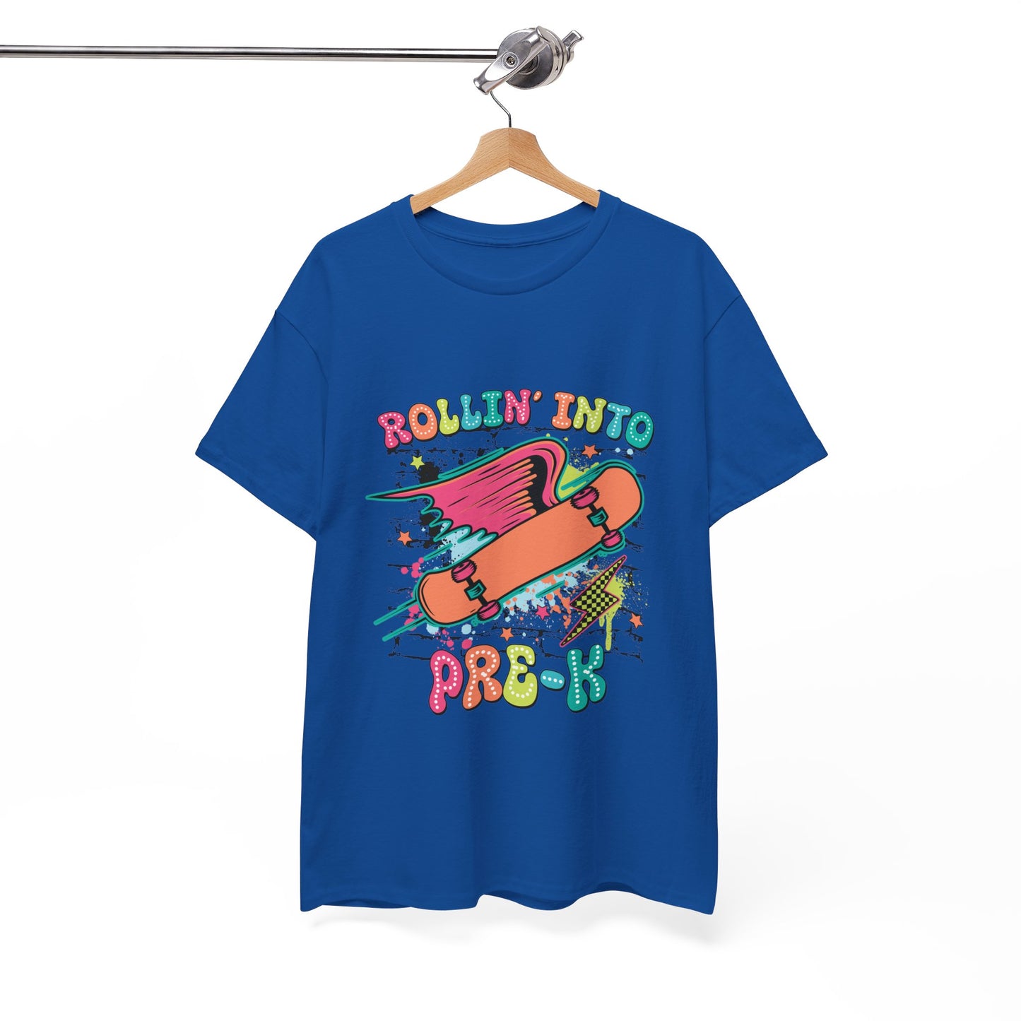 Rockin Into Pre K Unisex Heavy Cotton Tee