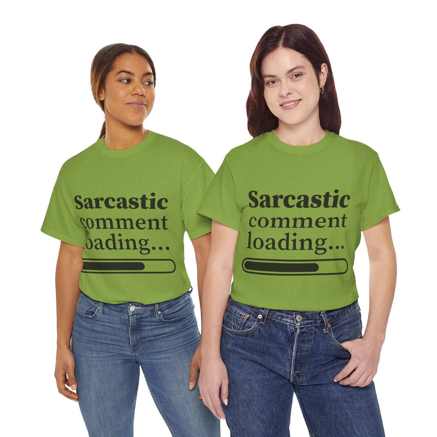 Sarcastic Comment Loading Unisex Heavy Cotton Tee