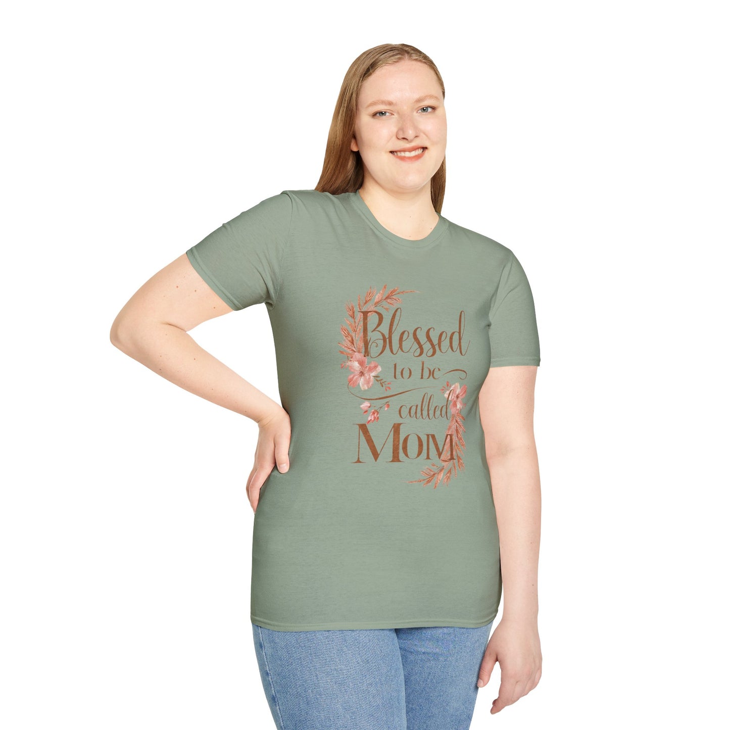 Blessed to be Called Mom Unisex Softstyle T-Shirt