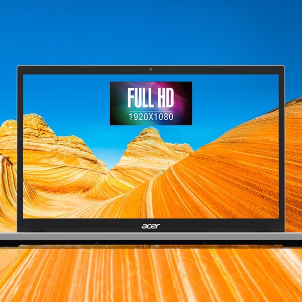 Acer Aspire Go 15 Slim Laptop | 15.6" Full HD IPS 1080P Display | Intel Core i3-N305| Intel UHD Graphics | 8GB LPDDR5 | 128GB HD | Wi-Fi 6 | AI PC | Windows 11 Home in S Mode | AG15-31P-3947