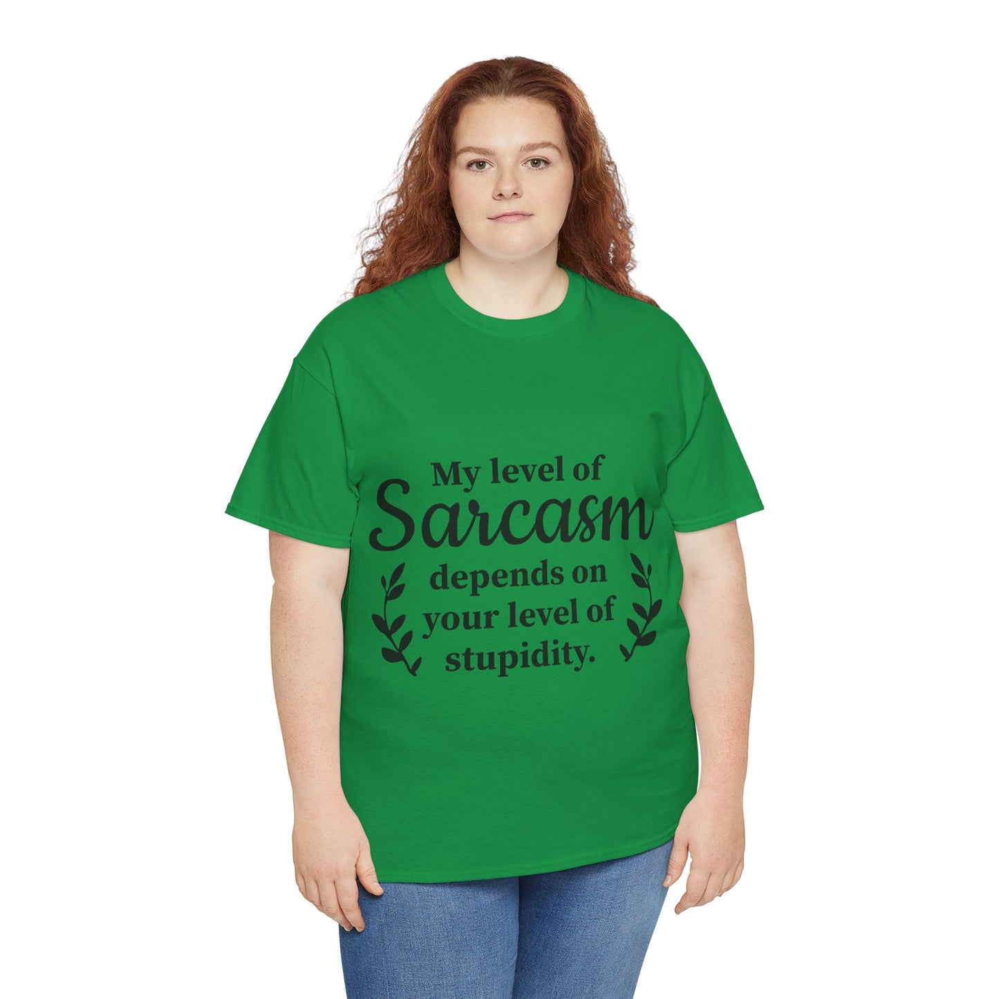 My Level Of Sarcasm Unisex Heavy Cotton Tee