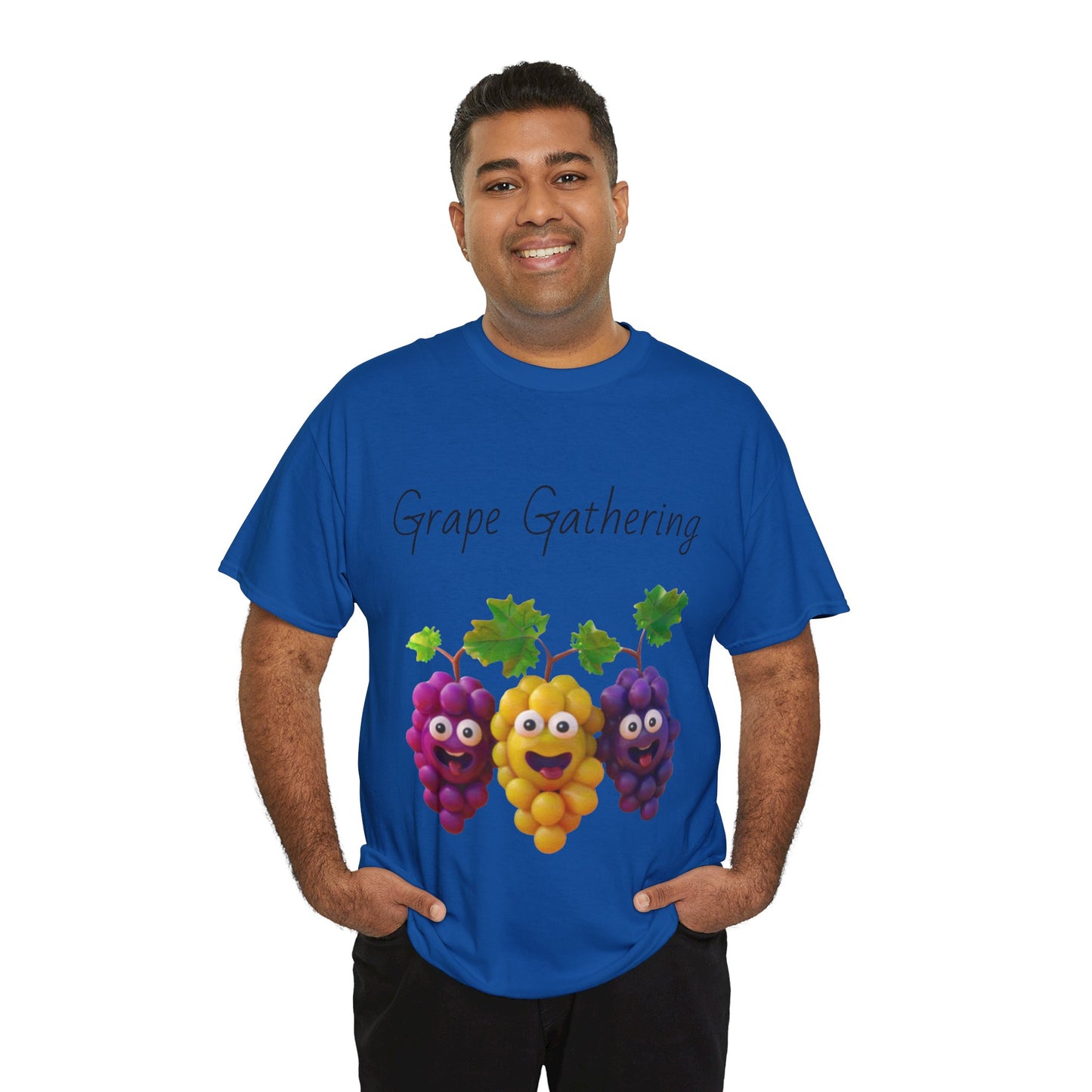 Grape Gathering Unisex Heavy Cotton Tee