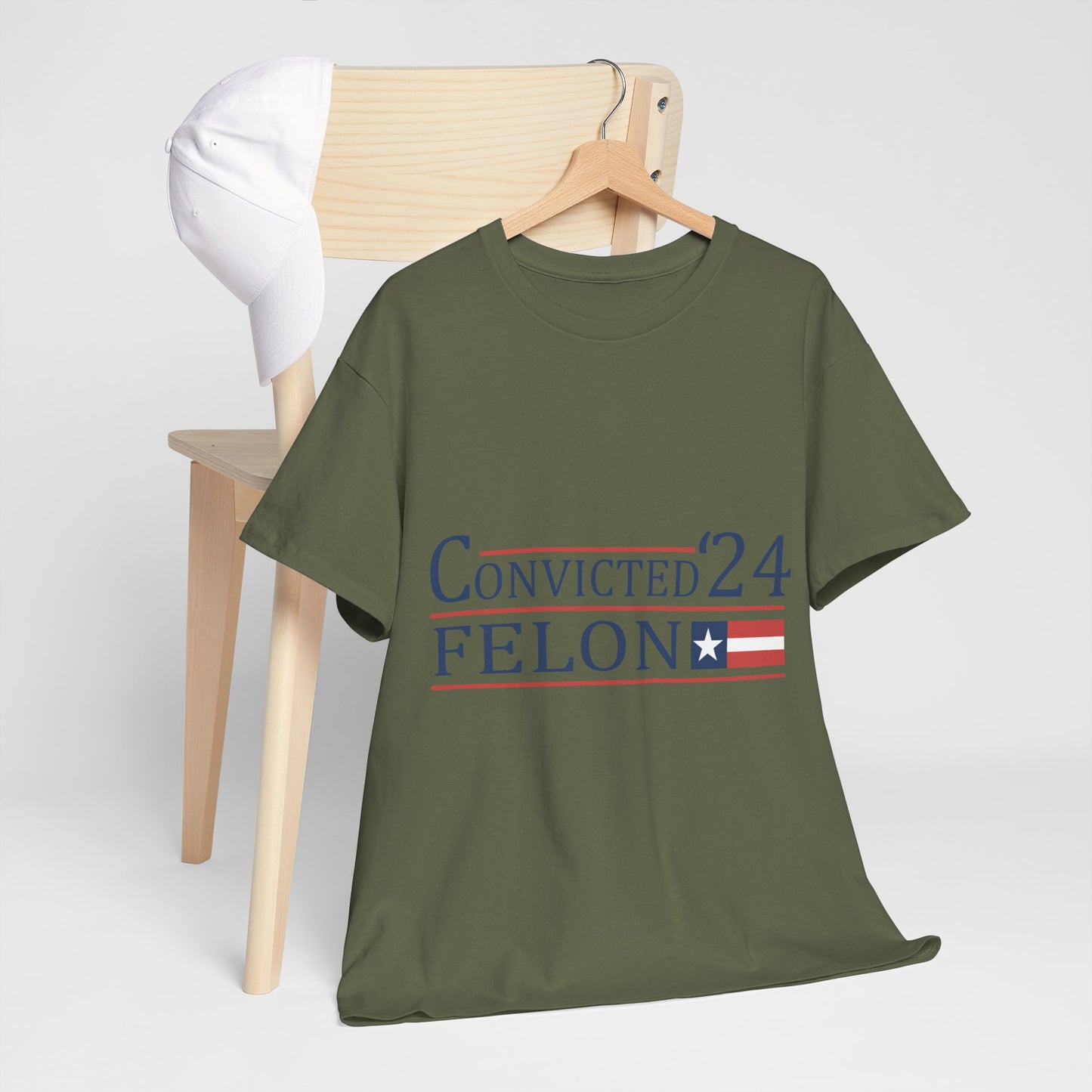 Convicted Felon Unisex Heavy Cotton Tee