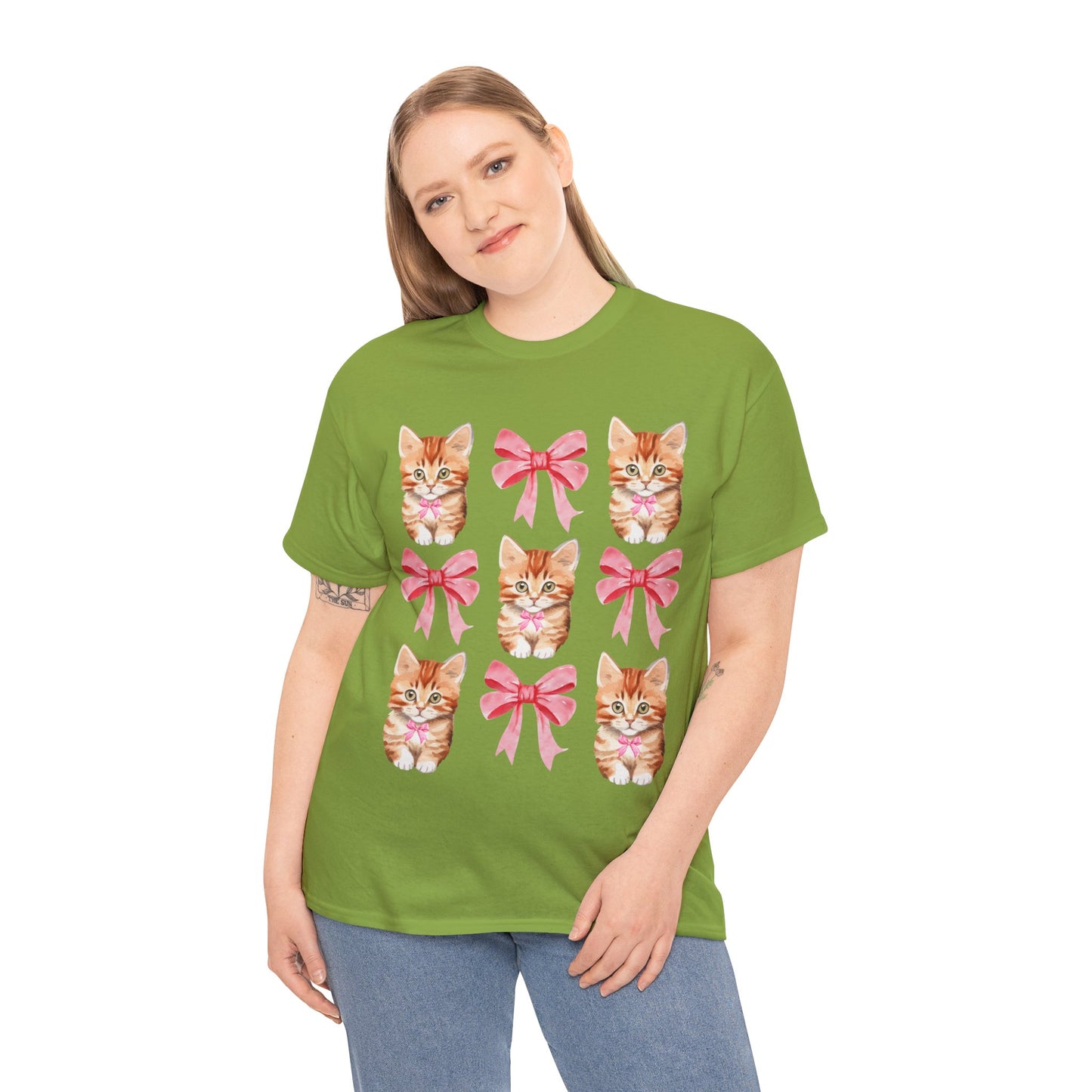 Cat Coquette Unisex Heavy Cotton Tee