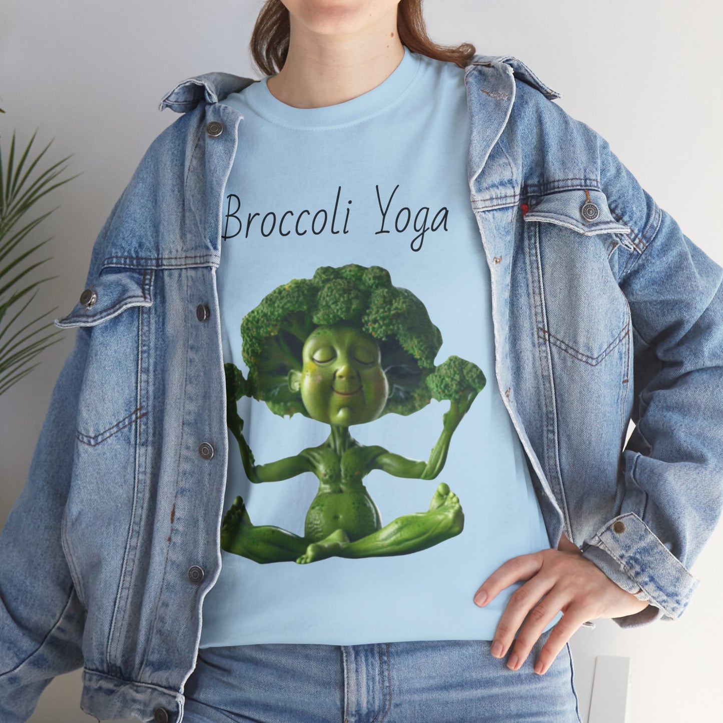 Broccoli Yoga Unisex Heavy Cotton Tee