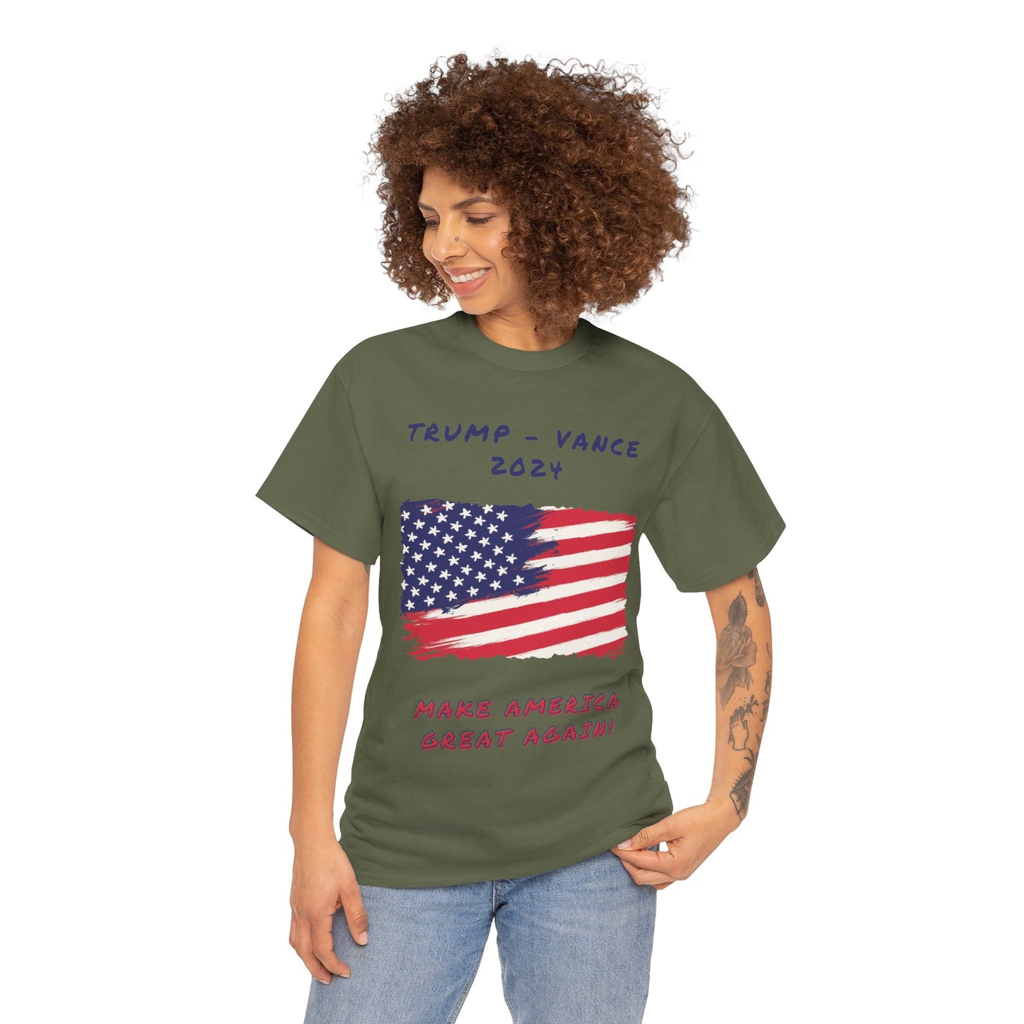 Trump Vance Unisex Heavy Cotton Tee