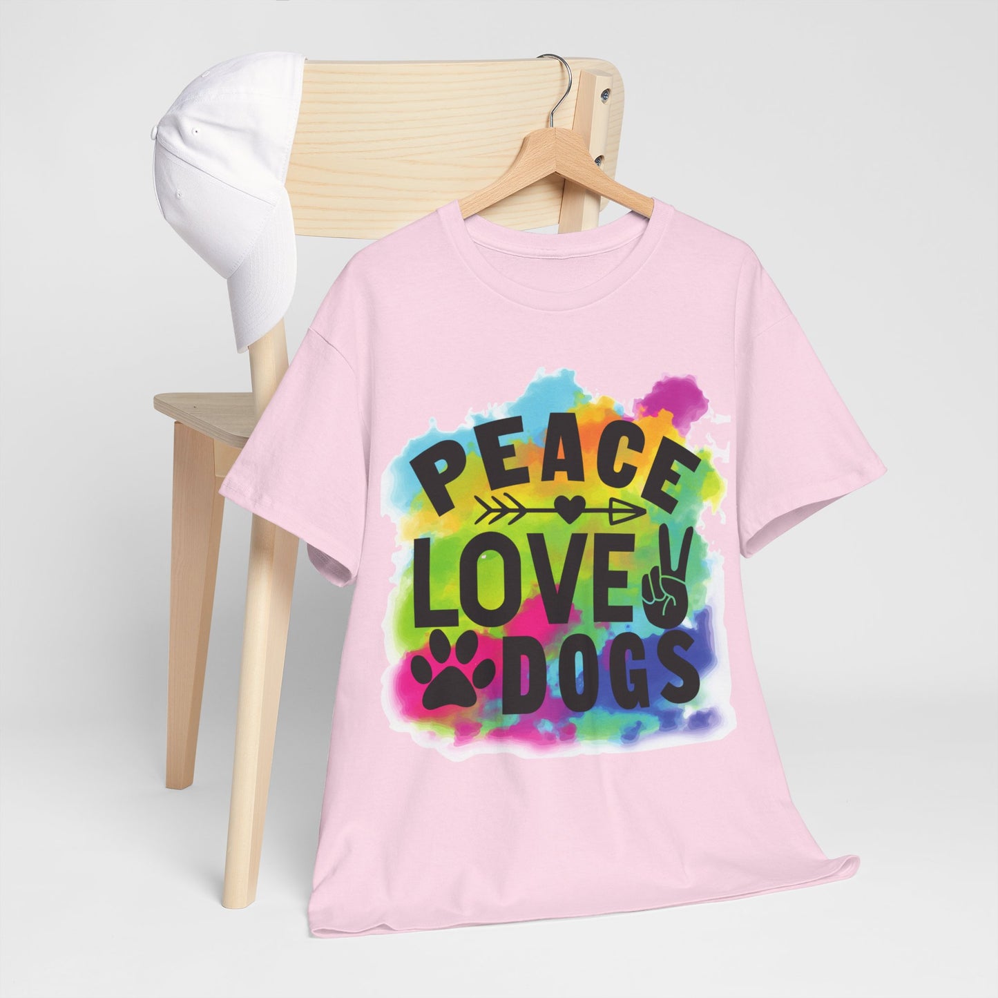 Peace Love Dogs Unisex Heavy Cotton Tee