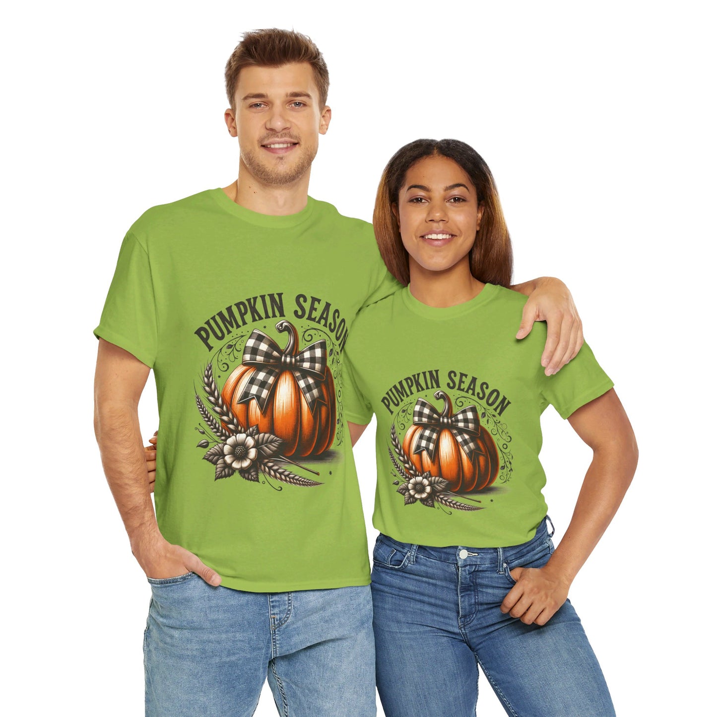 Pumpkin Season Unisex Heavy Cotton Tee