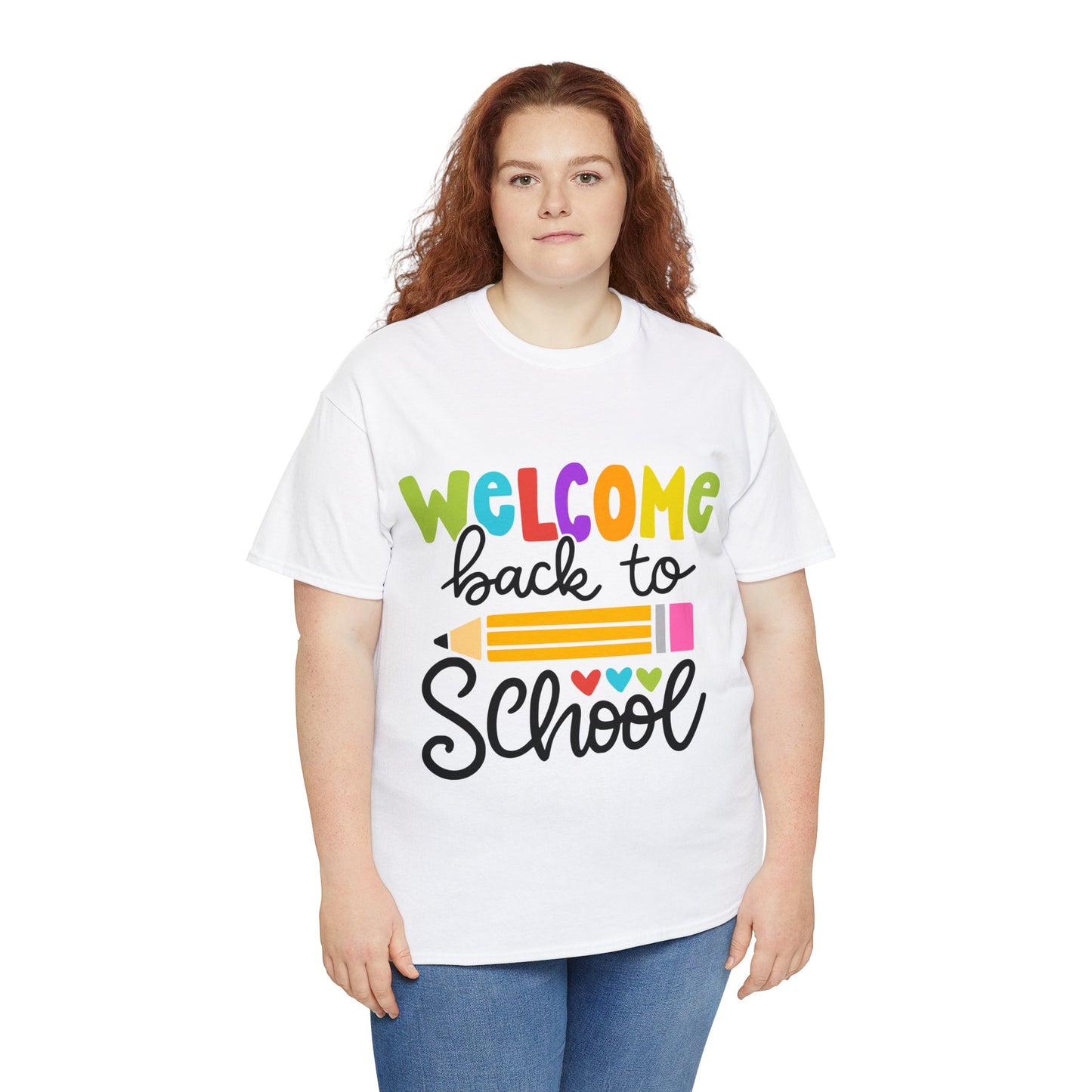 Welcome Back To School Unisex Heavy Cotton Tee