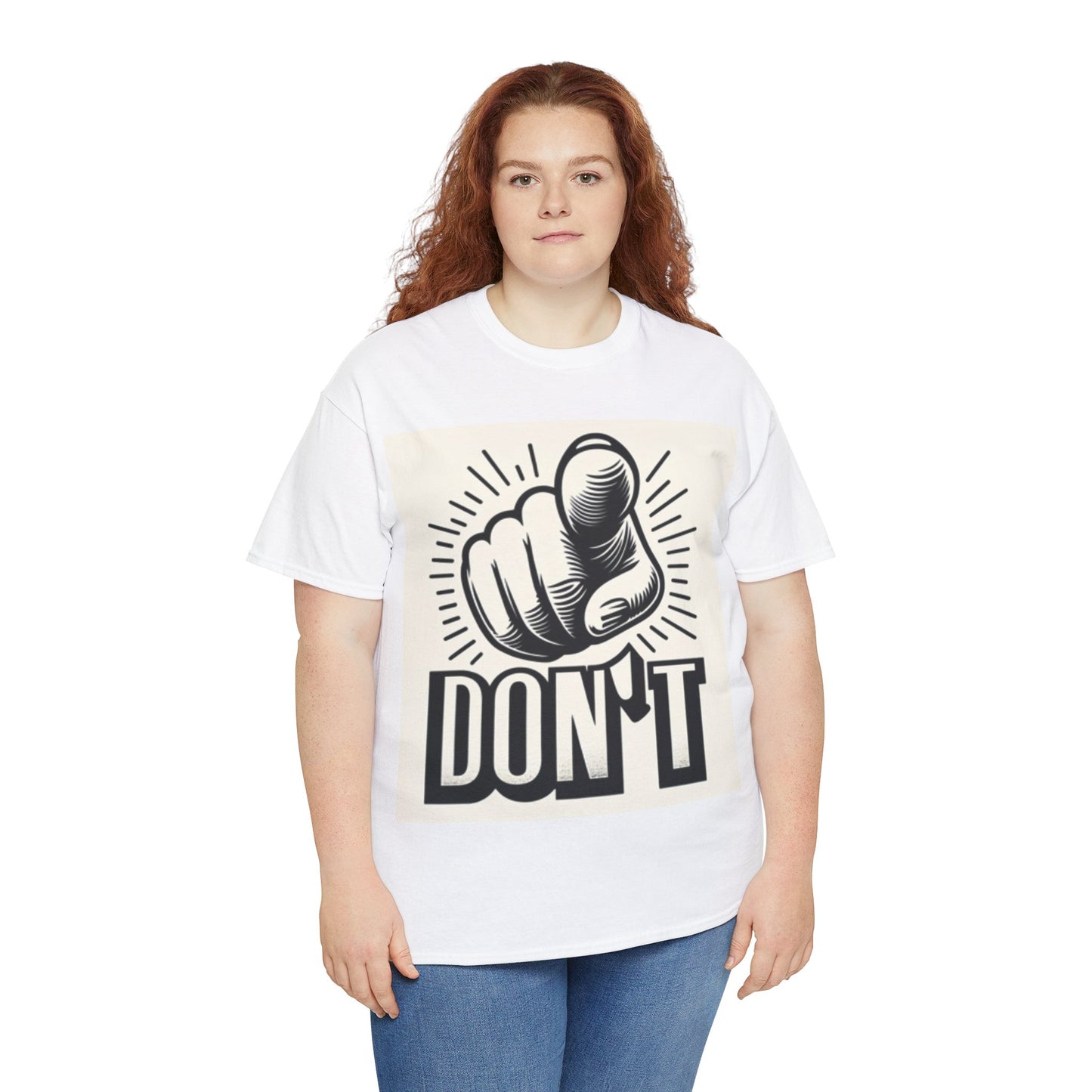 Don't Finger Unisex Heavy Cotton Tee