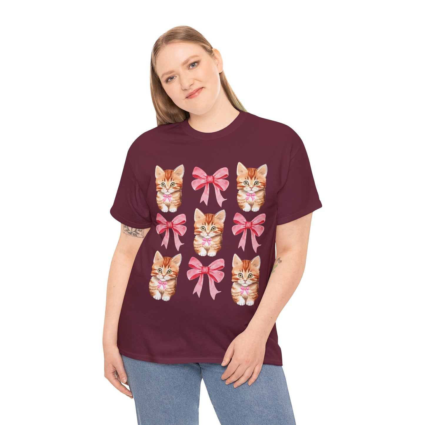 Cat Coquette Unisex Heavy Cotton Tee