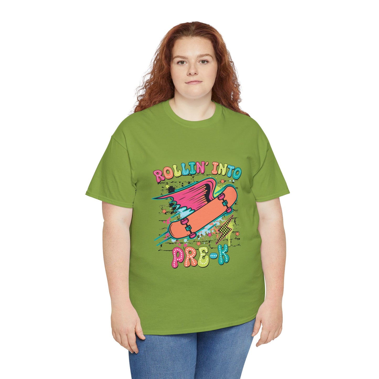 Rockin Into Pre K Unisex Heavy Cotton Tee