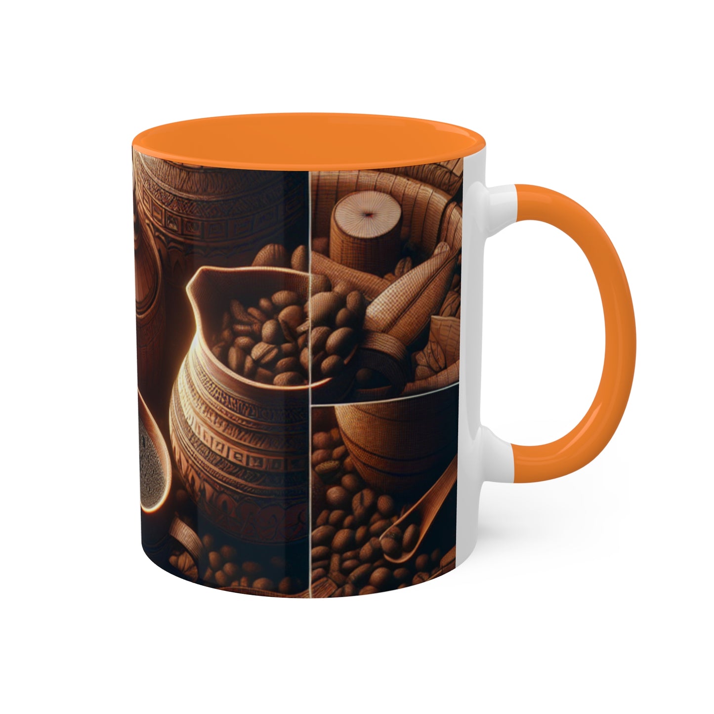 Coffee Lover's Colorful Mugs, 11oz