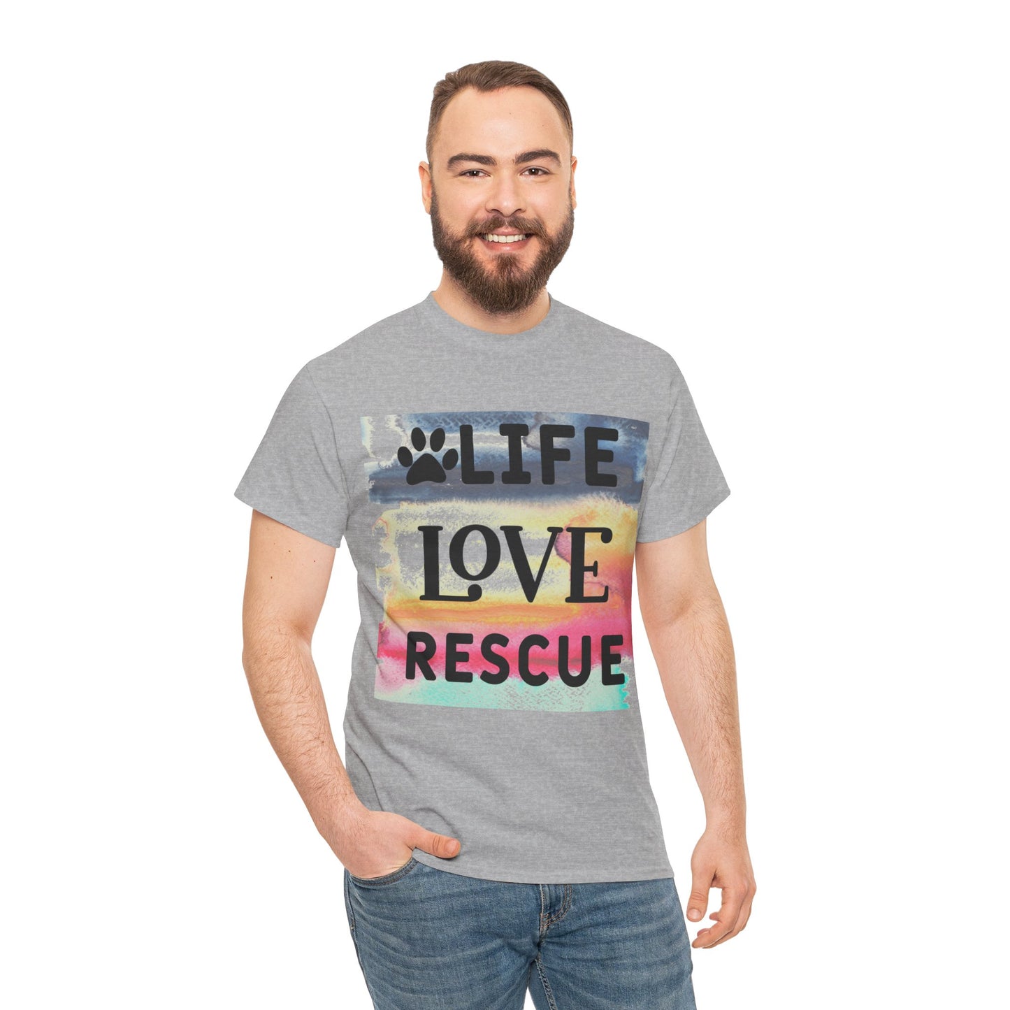 Life Love Rescue Unisex Heavy Cotton Tee