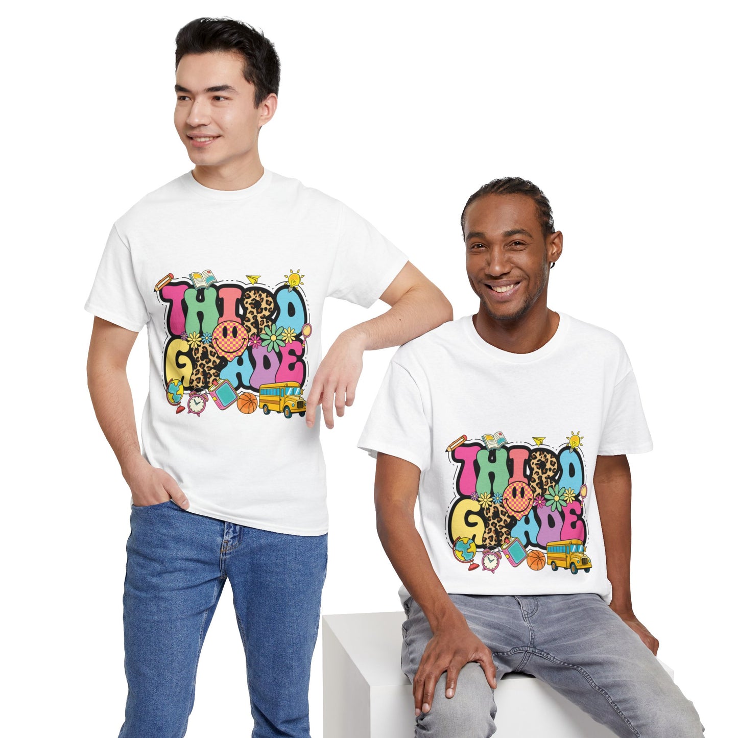 Third Grade Unisex Heavy Cotton Tee