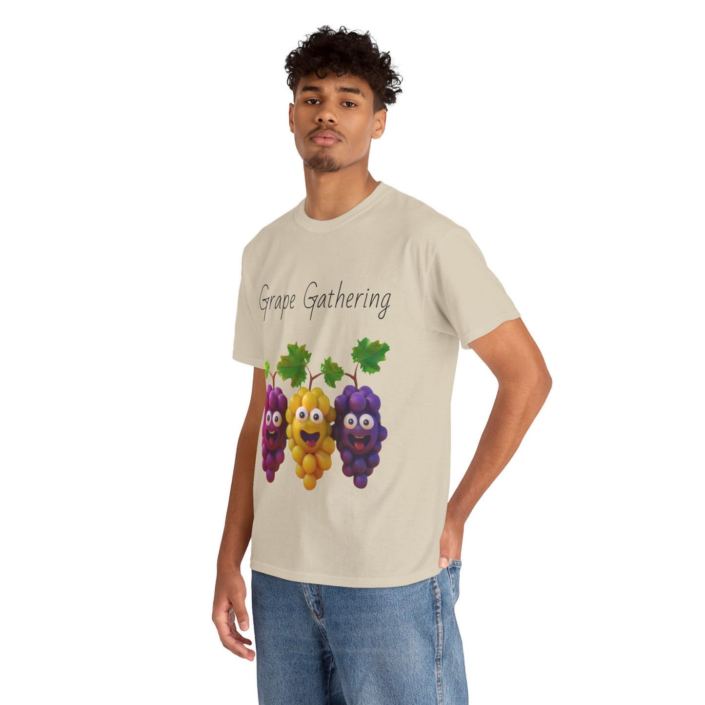 Grape Gathering Unisex Heavy Cotton Tee