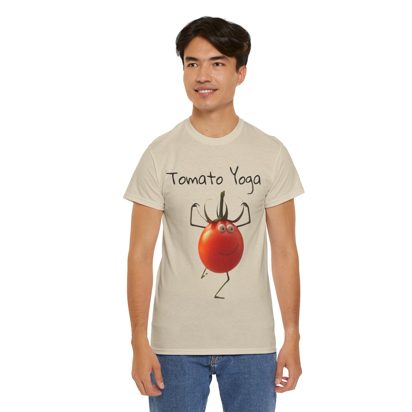 Tomato Yoga Unisex Heavy Cotton Tee