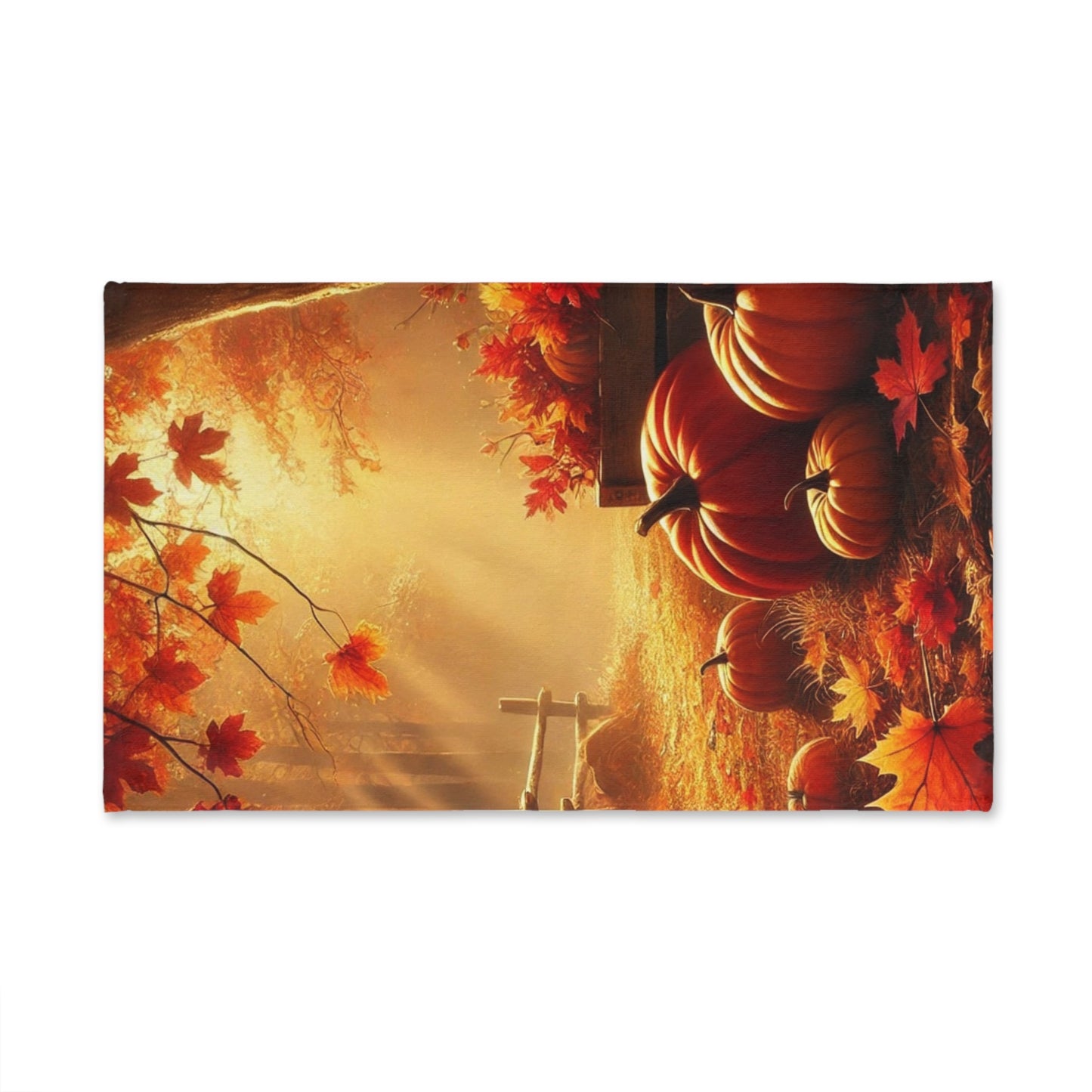 Autumn Fall Pumpkin Hand Towel