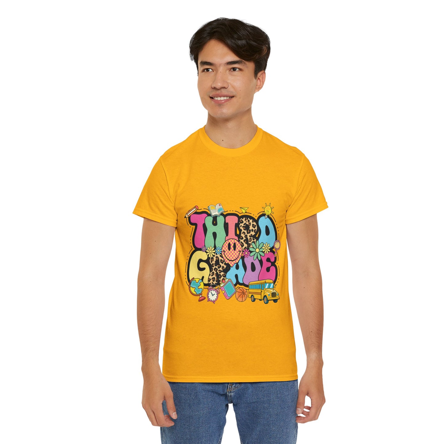 Third Grade Unisex Heavy Cotton Tee