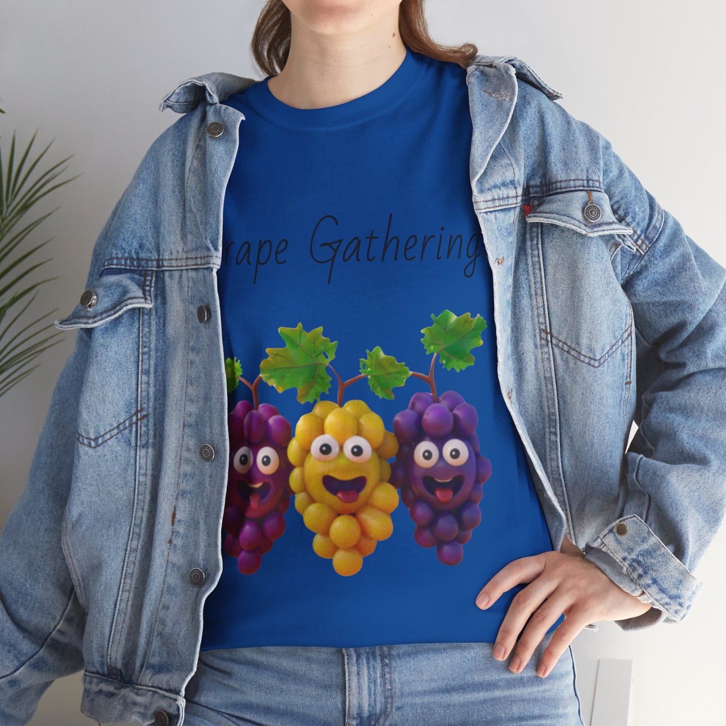 Grape Gathering Unisex Heavy Cotton Tee