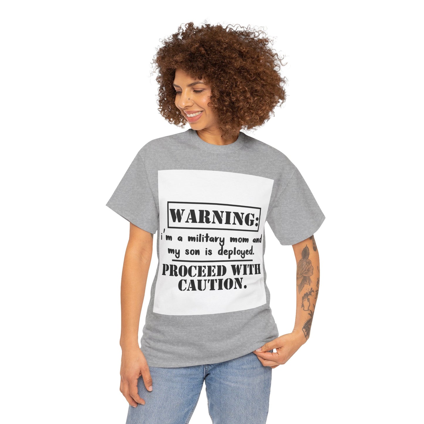 My Son Is Deployed Unisex Heavy Cotton Tee