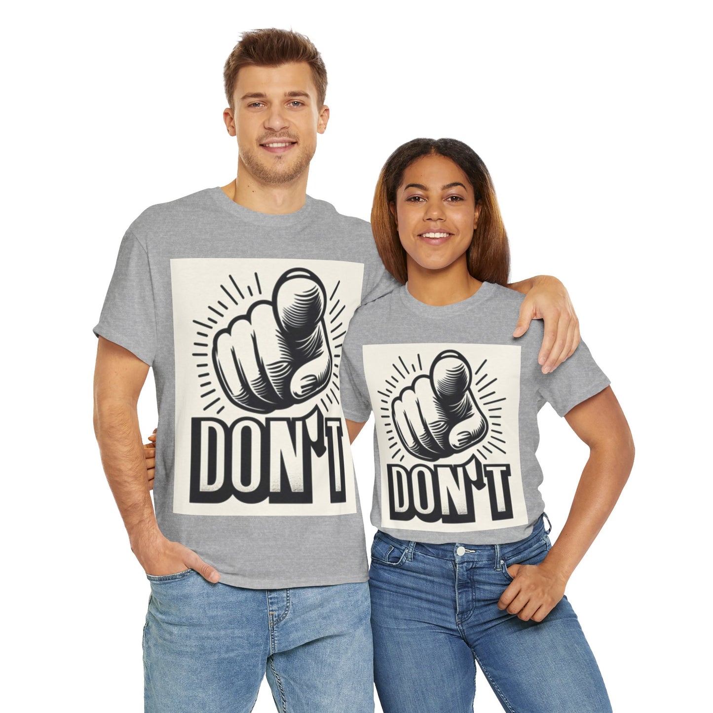 Don't Finger Unisex Heavy Cotton Tee