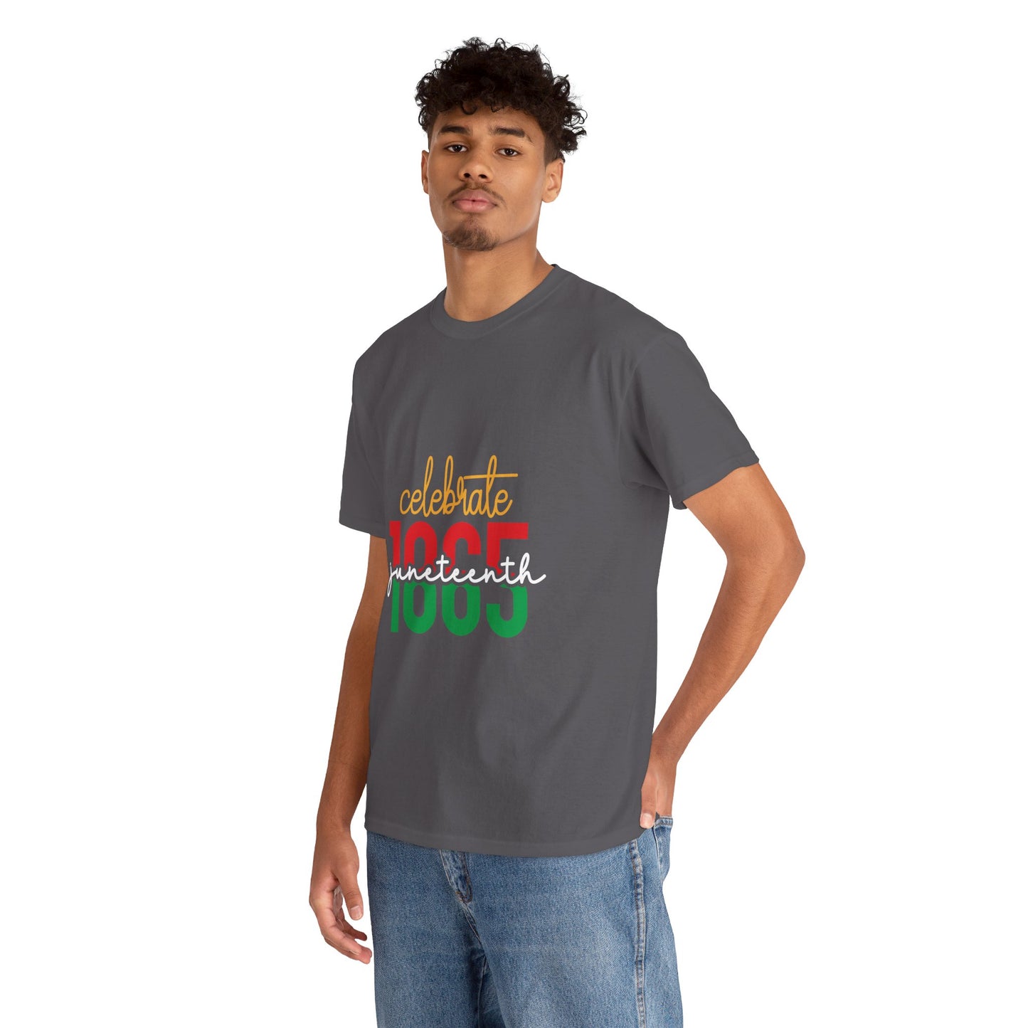 Celebrate Juneteenth Unisex Heavy Cotton Tee