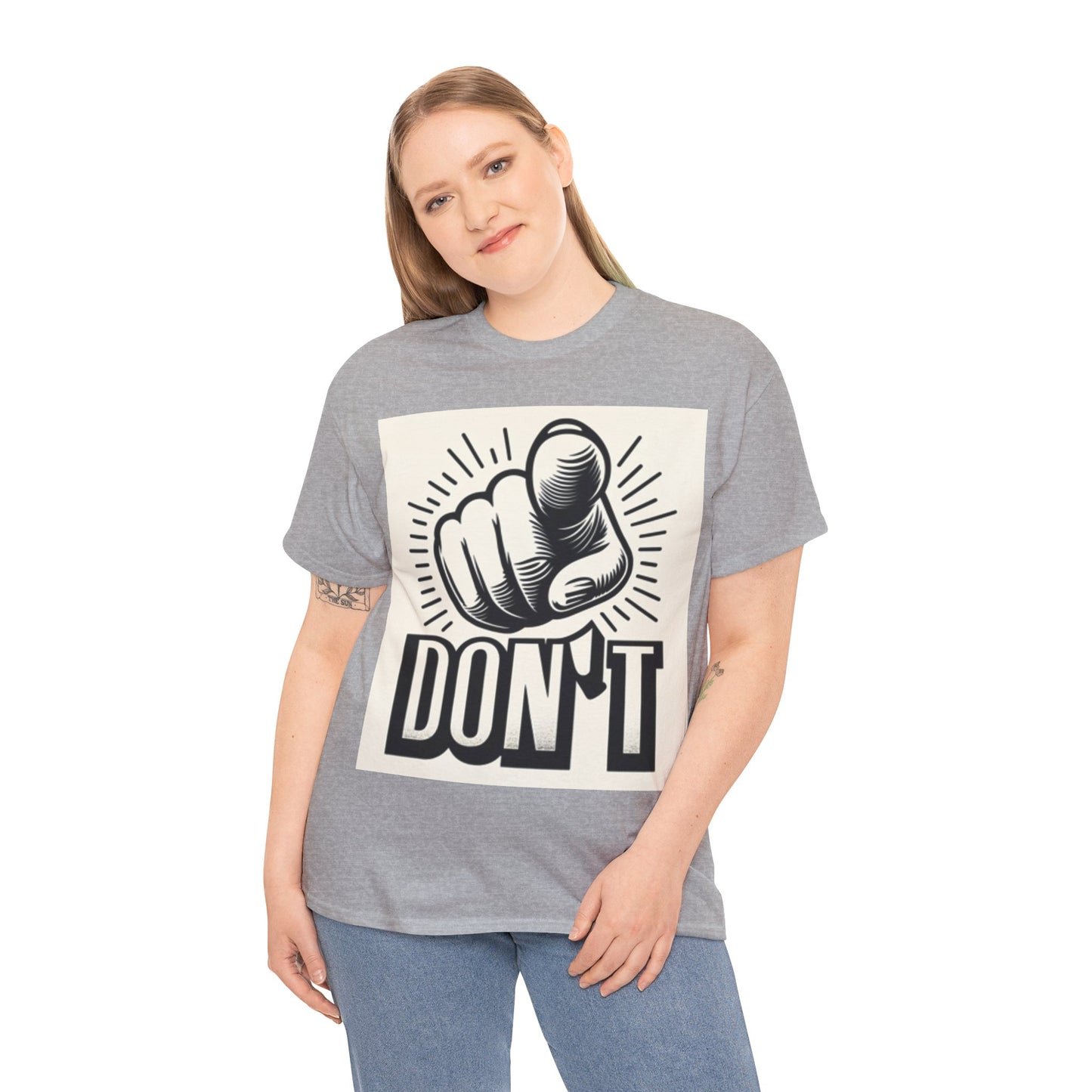 Don't Finger Unisex Heavy Cotton Tee