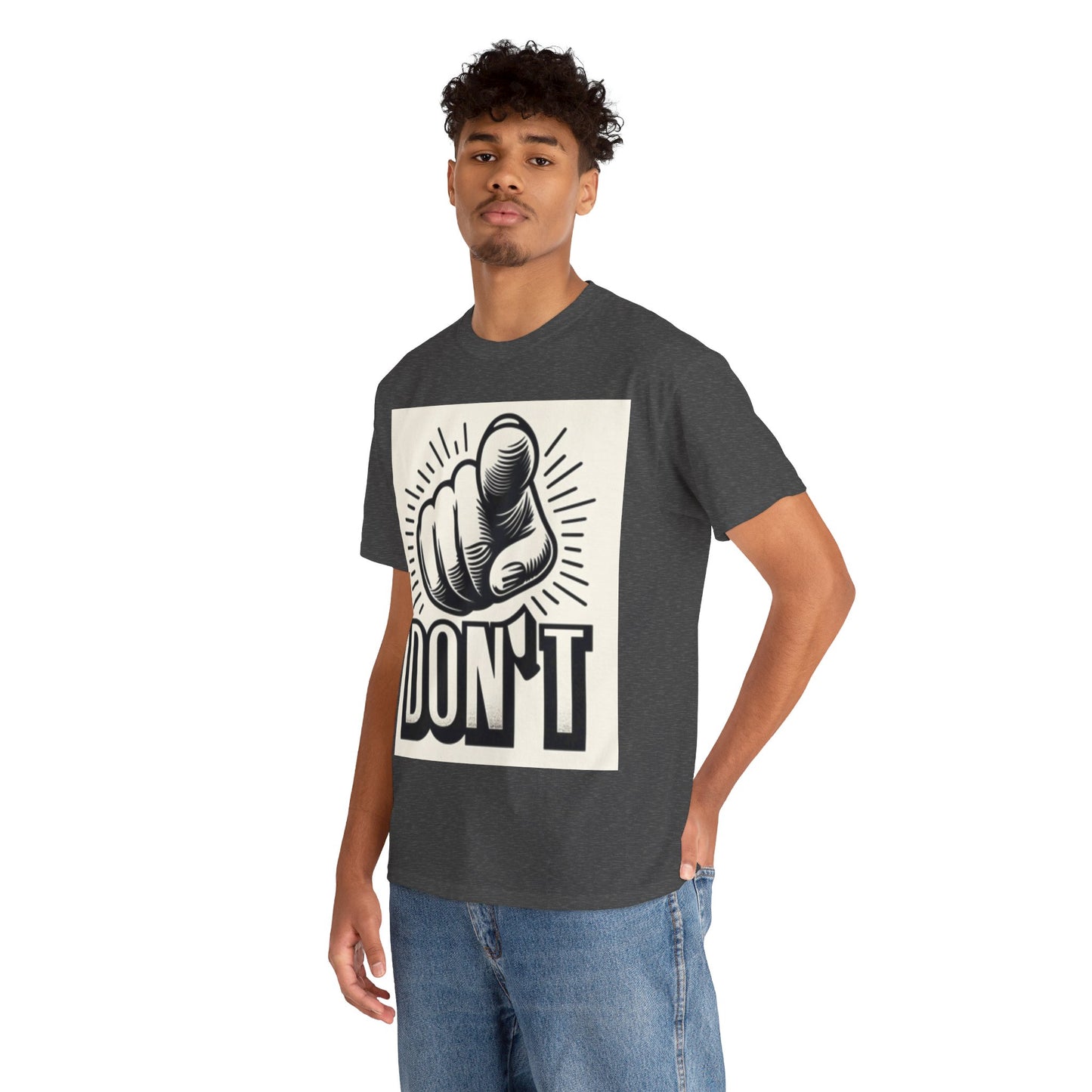 Don't Finger Unisex Heavy Cotton Tee