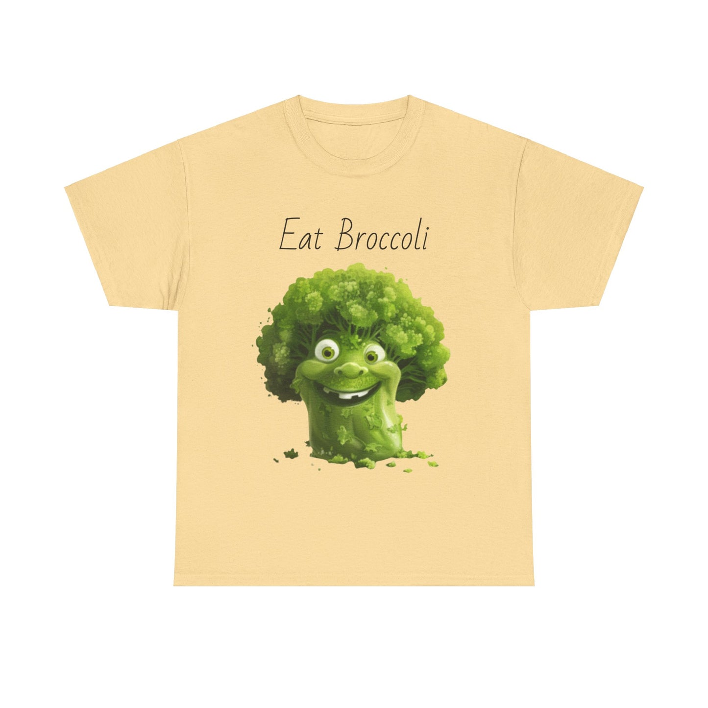 Eat Broccoli Unisex Heavy Cotton Tee