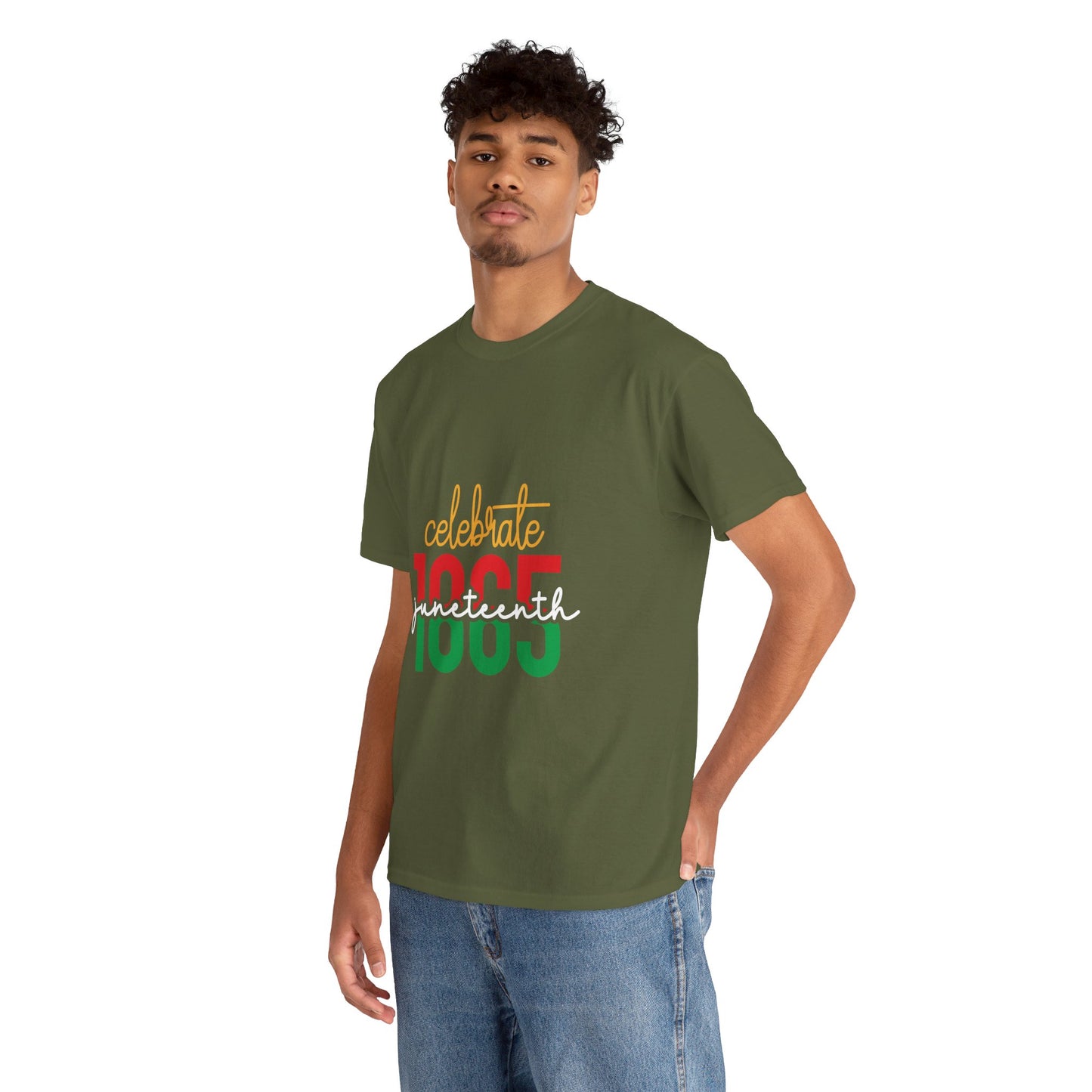 Celebrate Juneteenth Unisex Heavy Cotton Tee