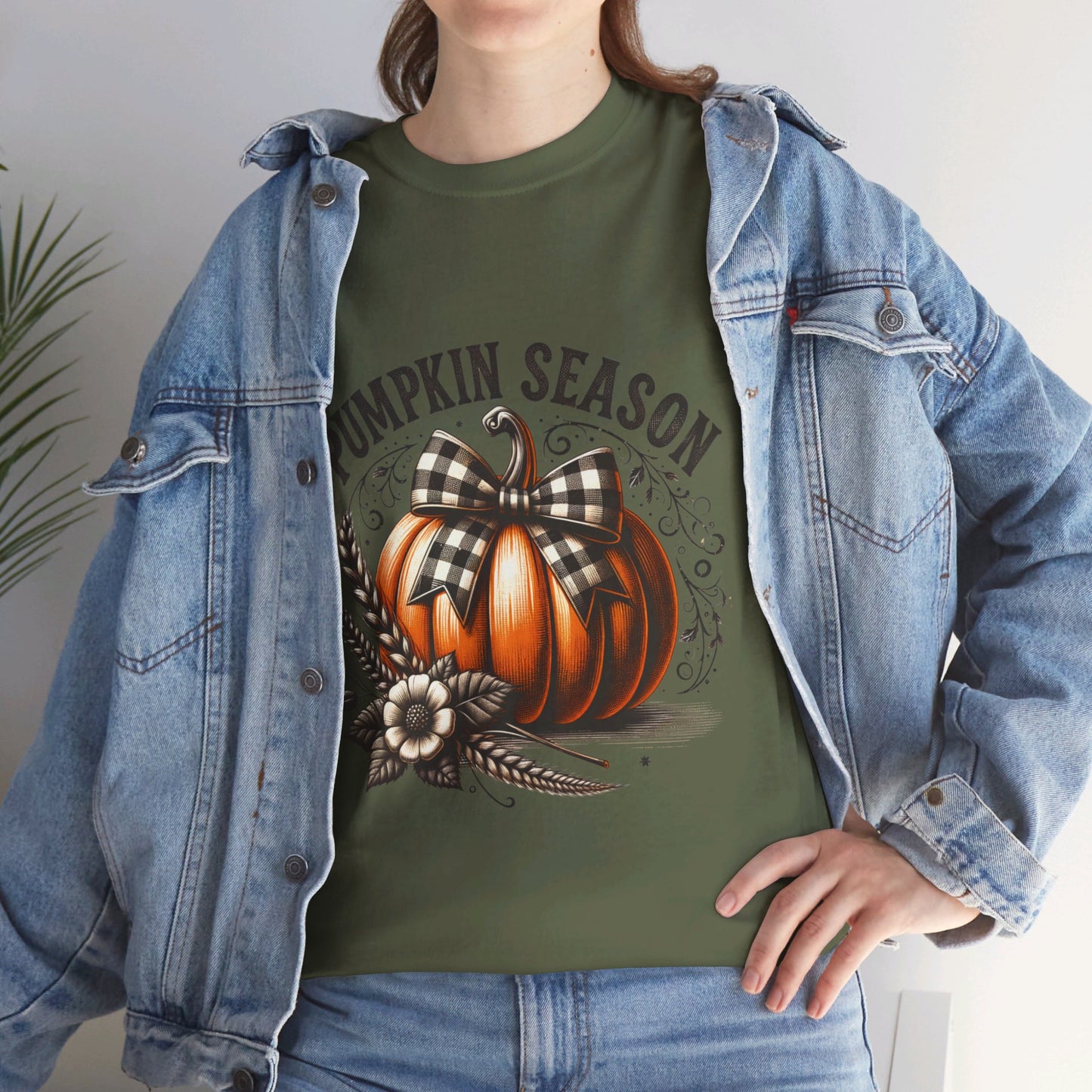 Pumpkin Season Unisex Heavy Cotton Tee