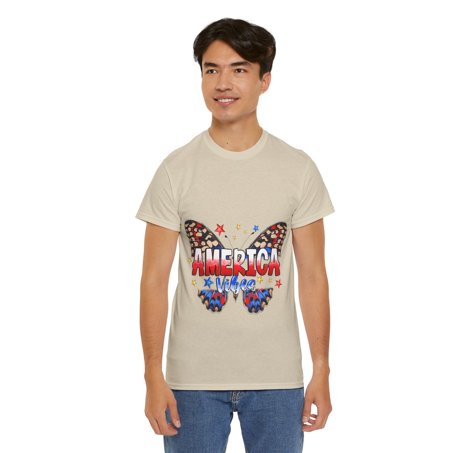 America Vibes Unisex Heavy Cotton Tee