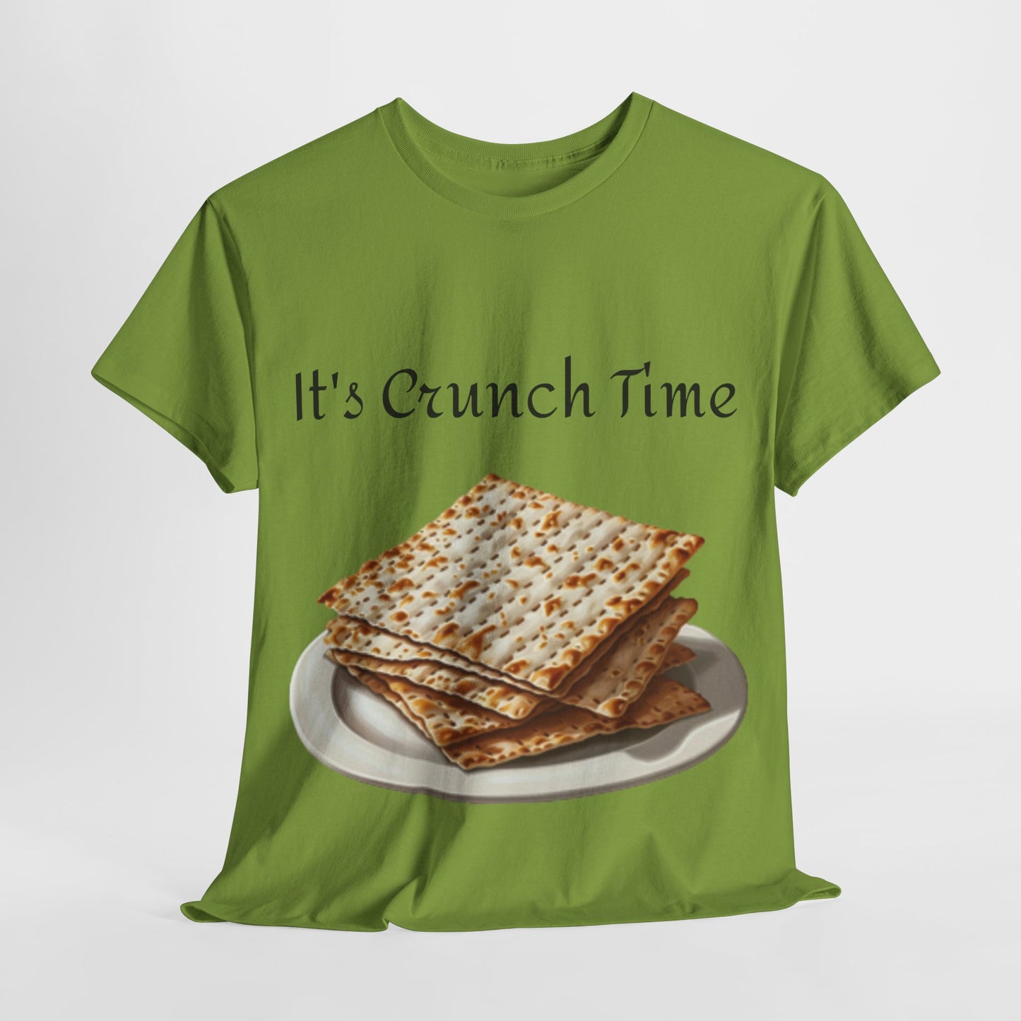 It's Crunch Time Matza Unisex Heavy Cotton Tee