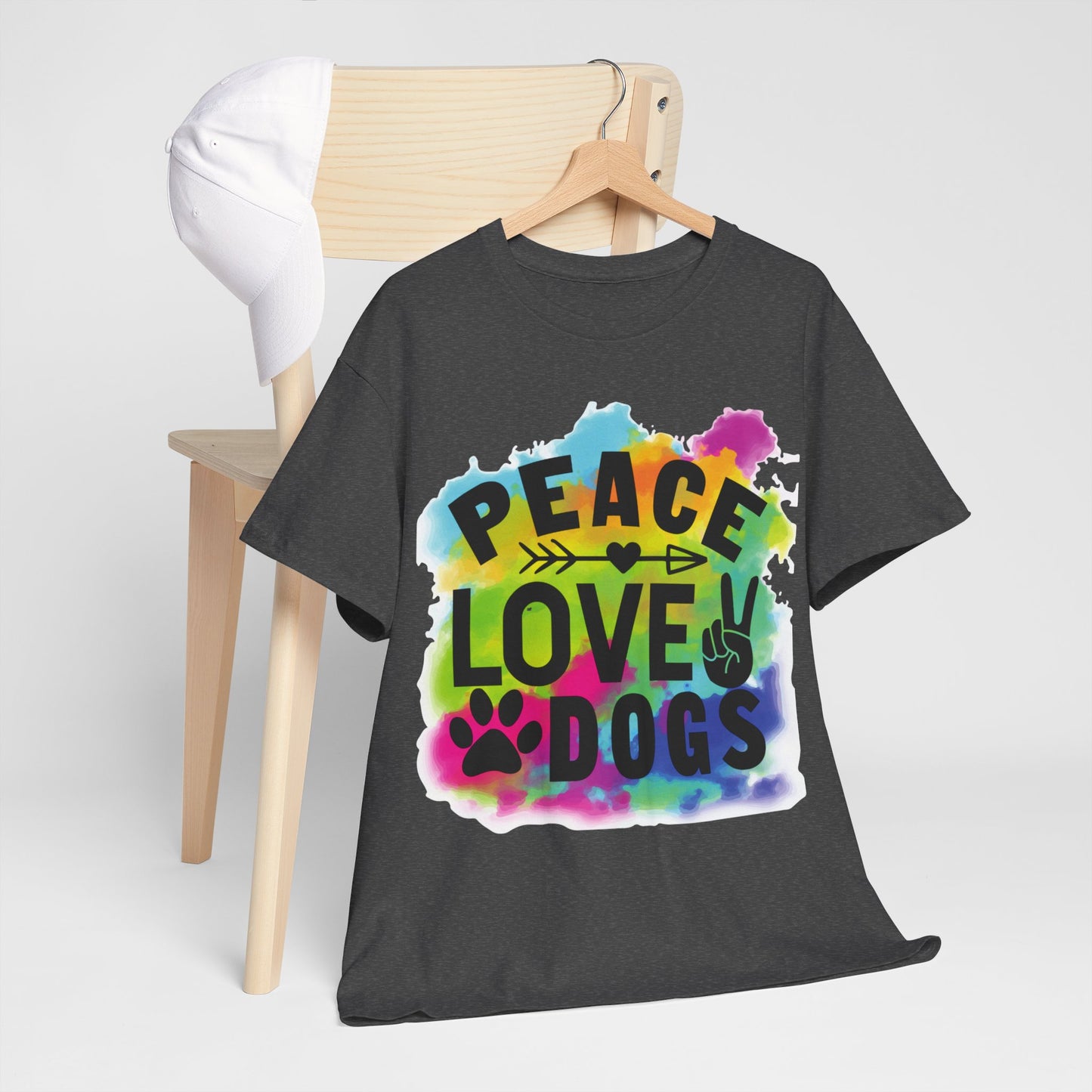 Peace Love Dogs Unisex Heavy Cotton Tee