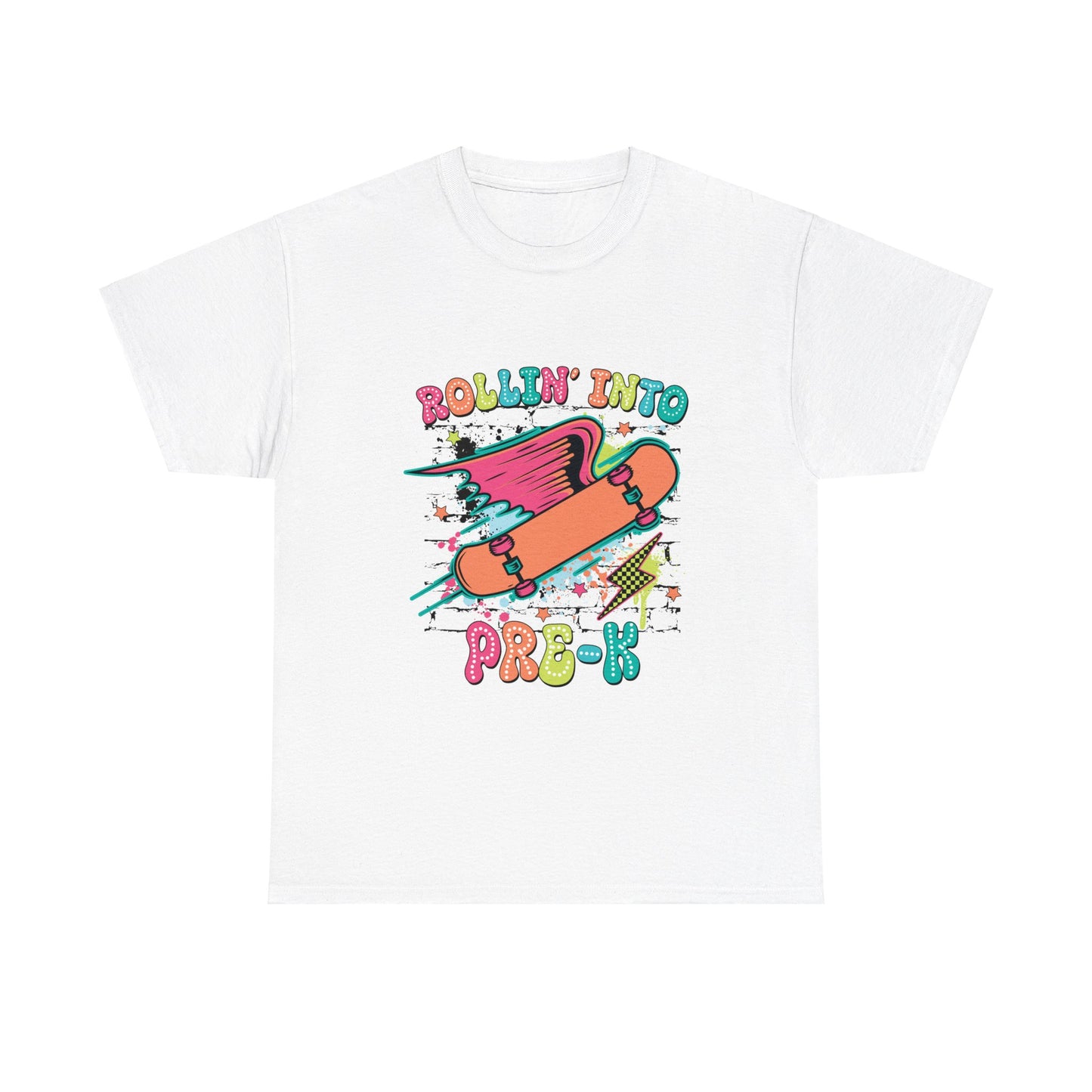 Rockin Into Pre K Unisex Heavy Cotton Tee