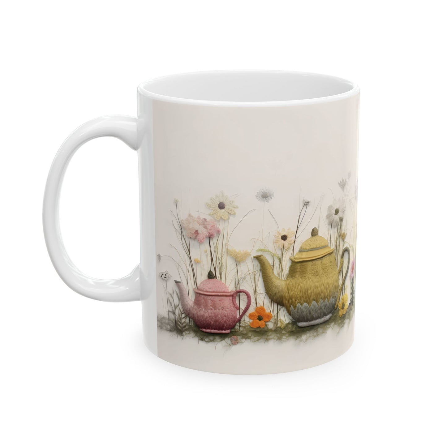 Tea Time Ceramic Mug, (11oz, 15oz)