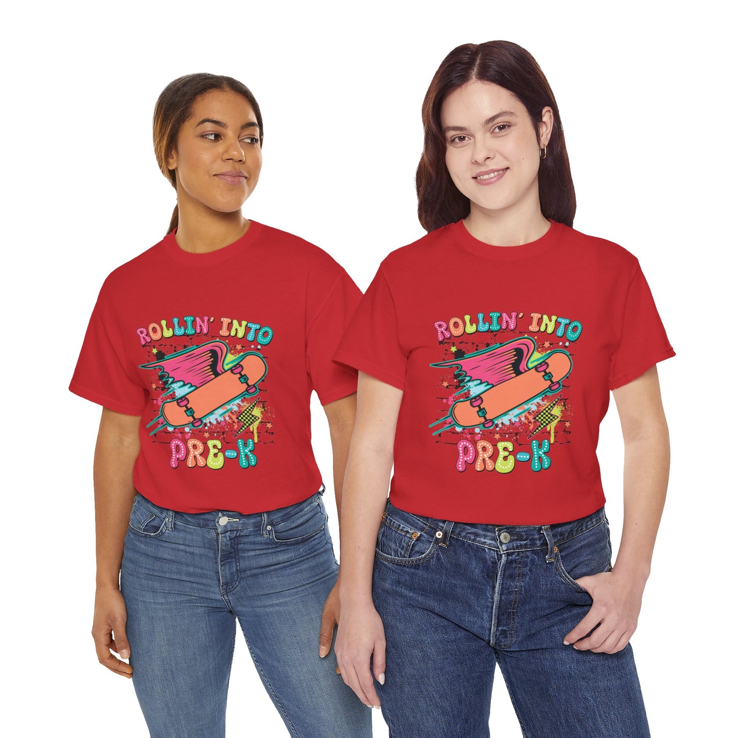 Rockin Into Pre K Unisex Heavy Cotton Tee