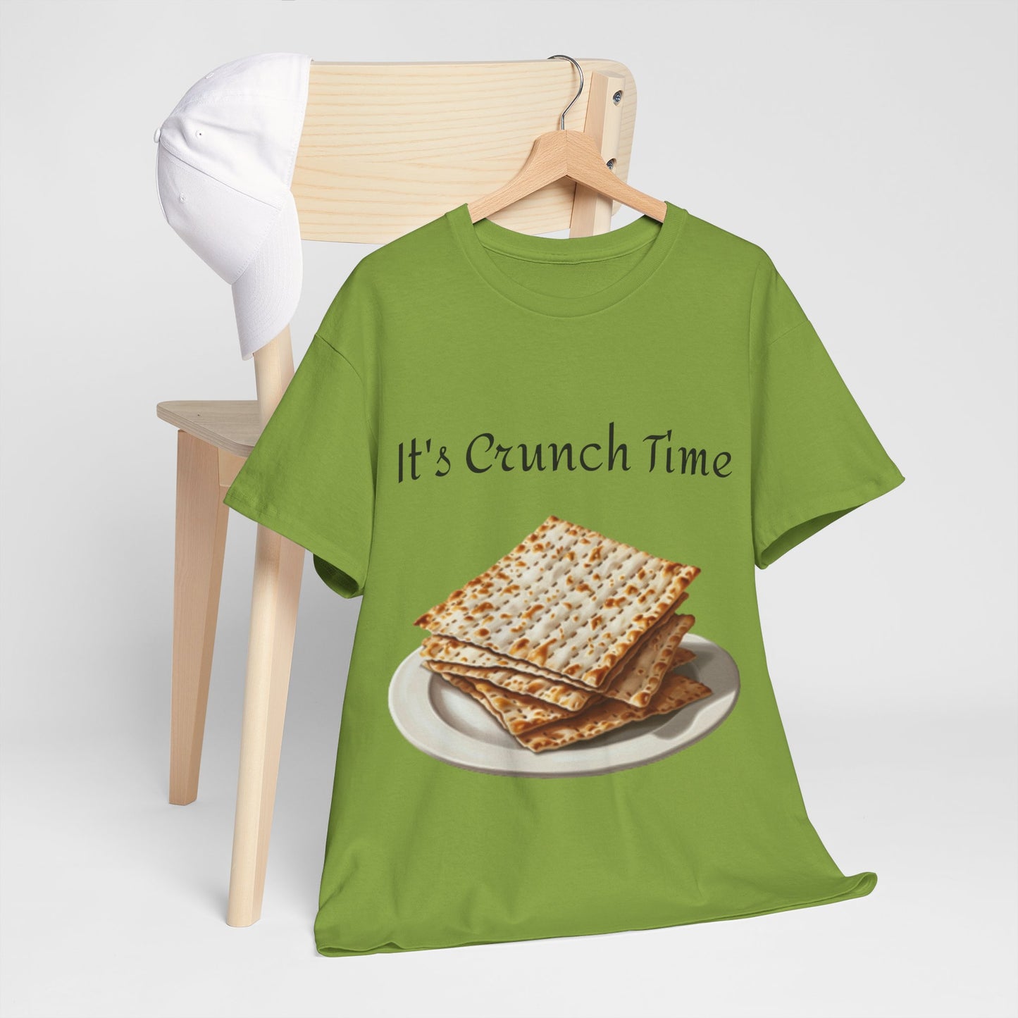 It's Crunch Time Matza Unisex Heavy Cotton Tee