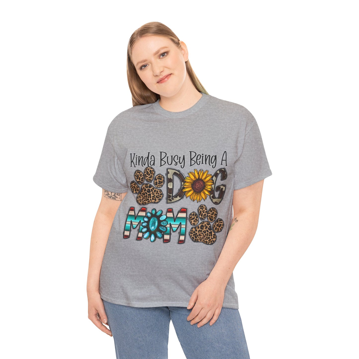 Busy Dog Mom Unisex Heavy Cotton Tee