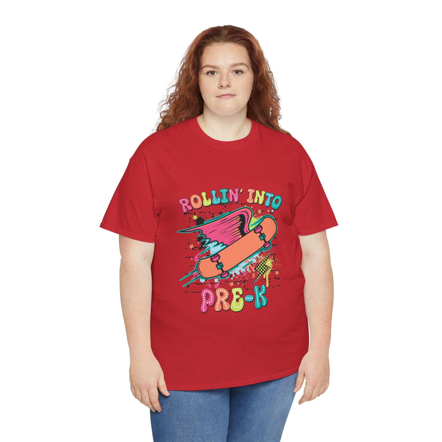 Rockin Into Pre K Unisex Heavy Cotton Tee