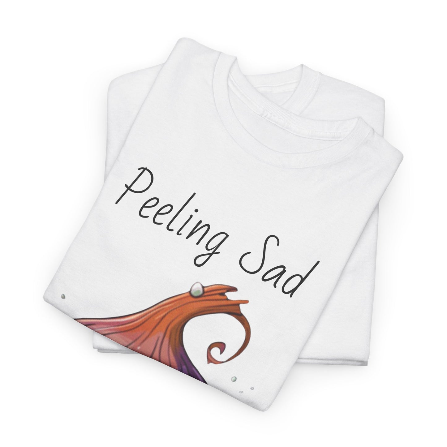 Peeling Sad Unisex Heavy Cotton Tee